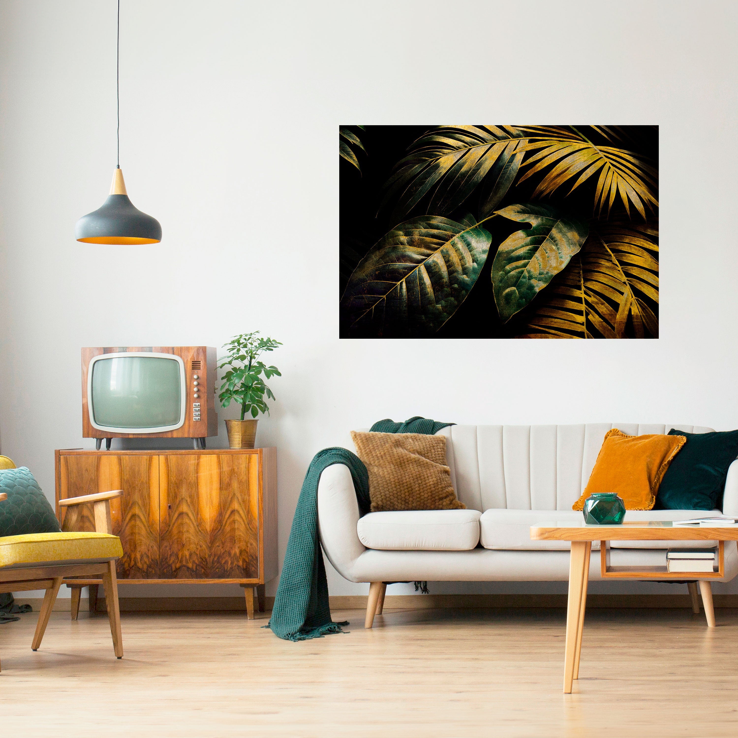 Affiche horizontale autocollante « FEUILLAGE ÉNIGMATIQUE »