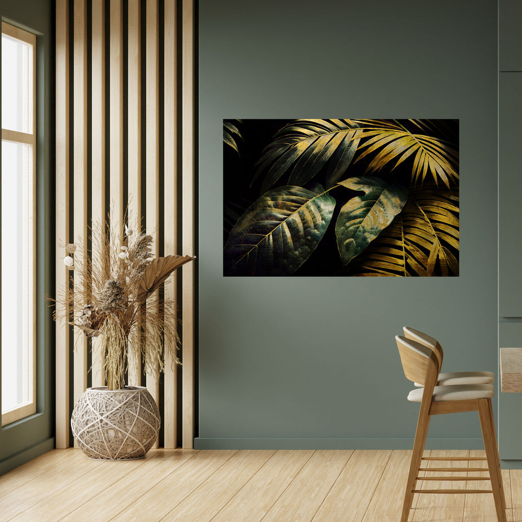 Affiche horizontale autocollante « FEUILLAGE ÉNIGMATIQUE »