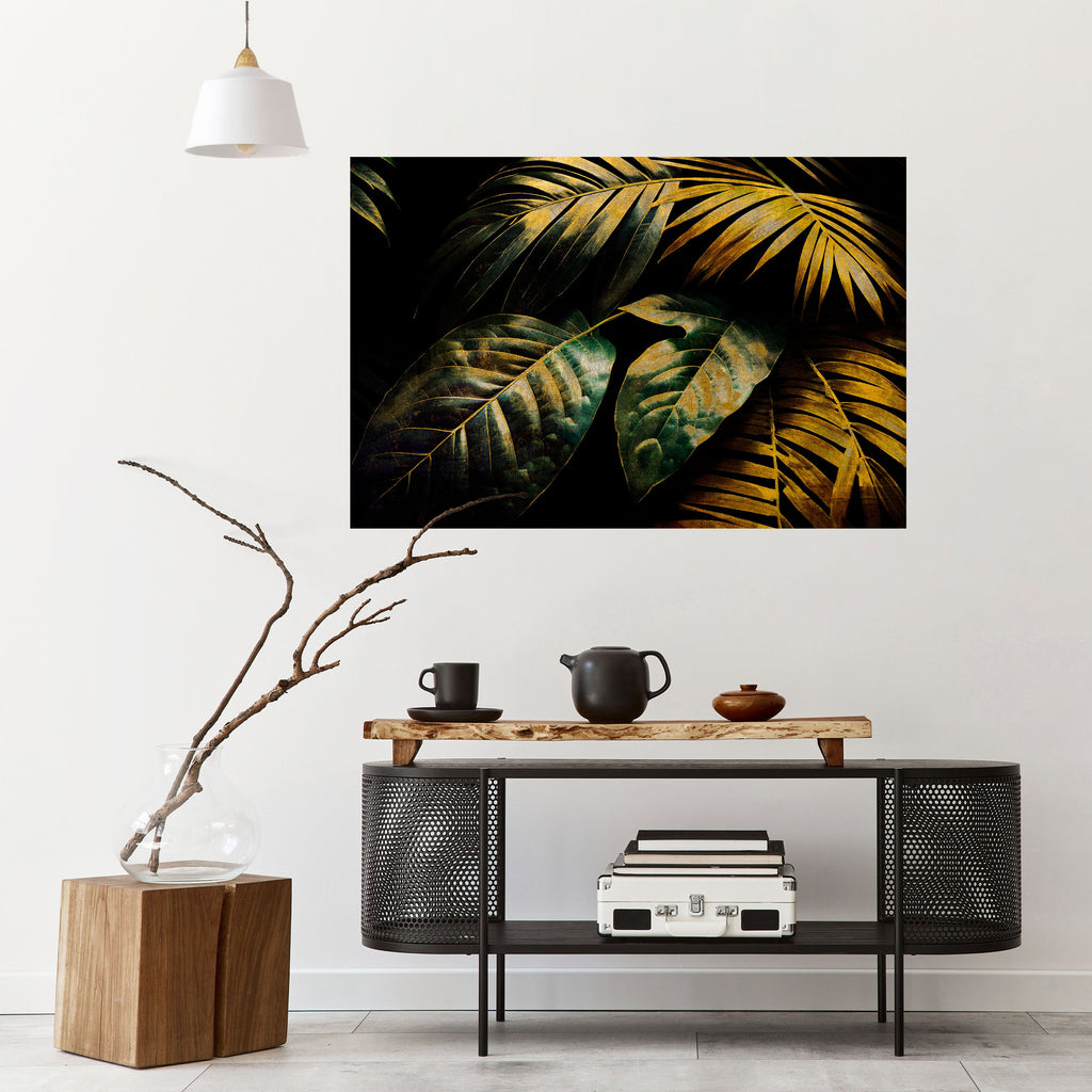 Affiche horizontale autocollante « FEUILLAGE ÉNIGMATIQUE »