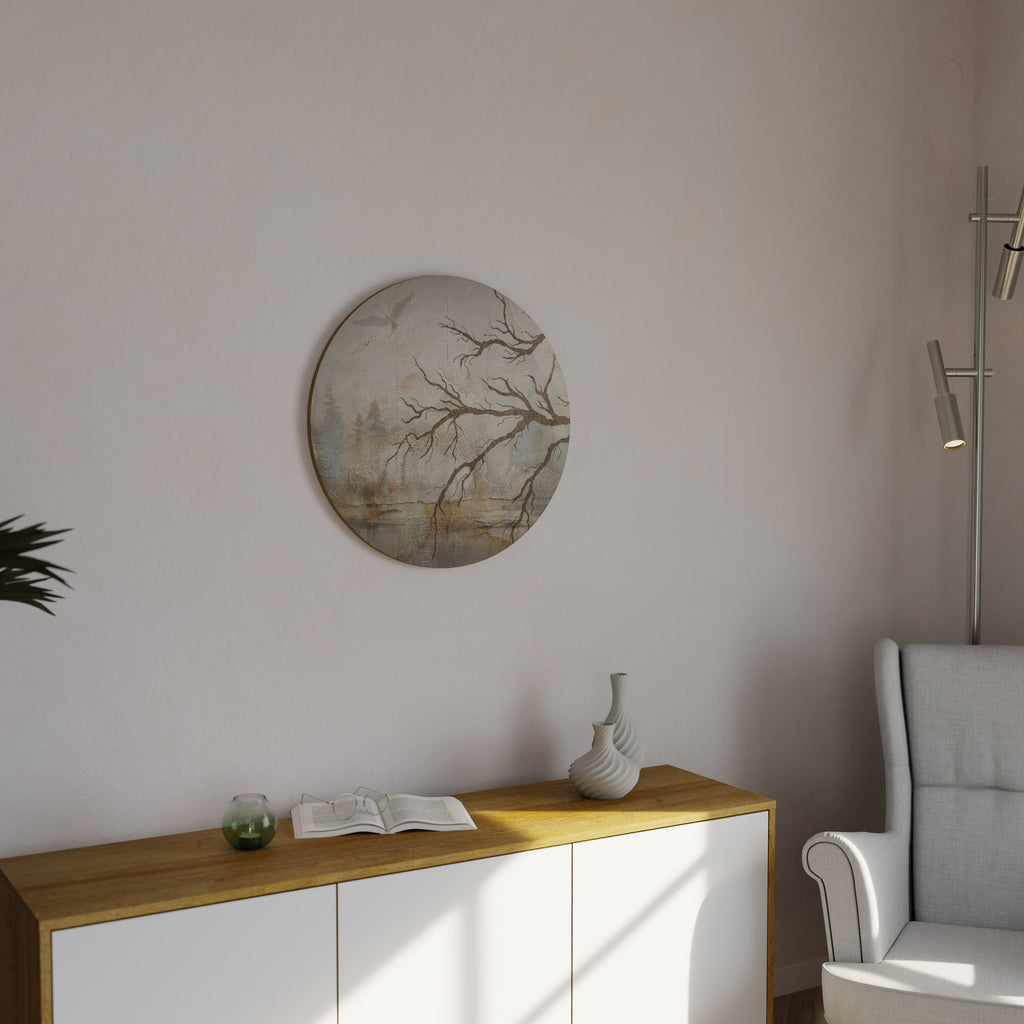 Art mural rond FLIGHT OF FANTASY