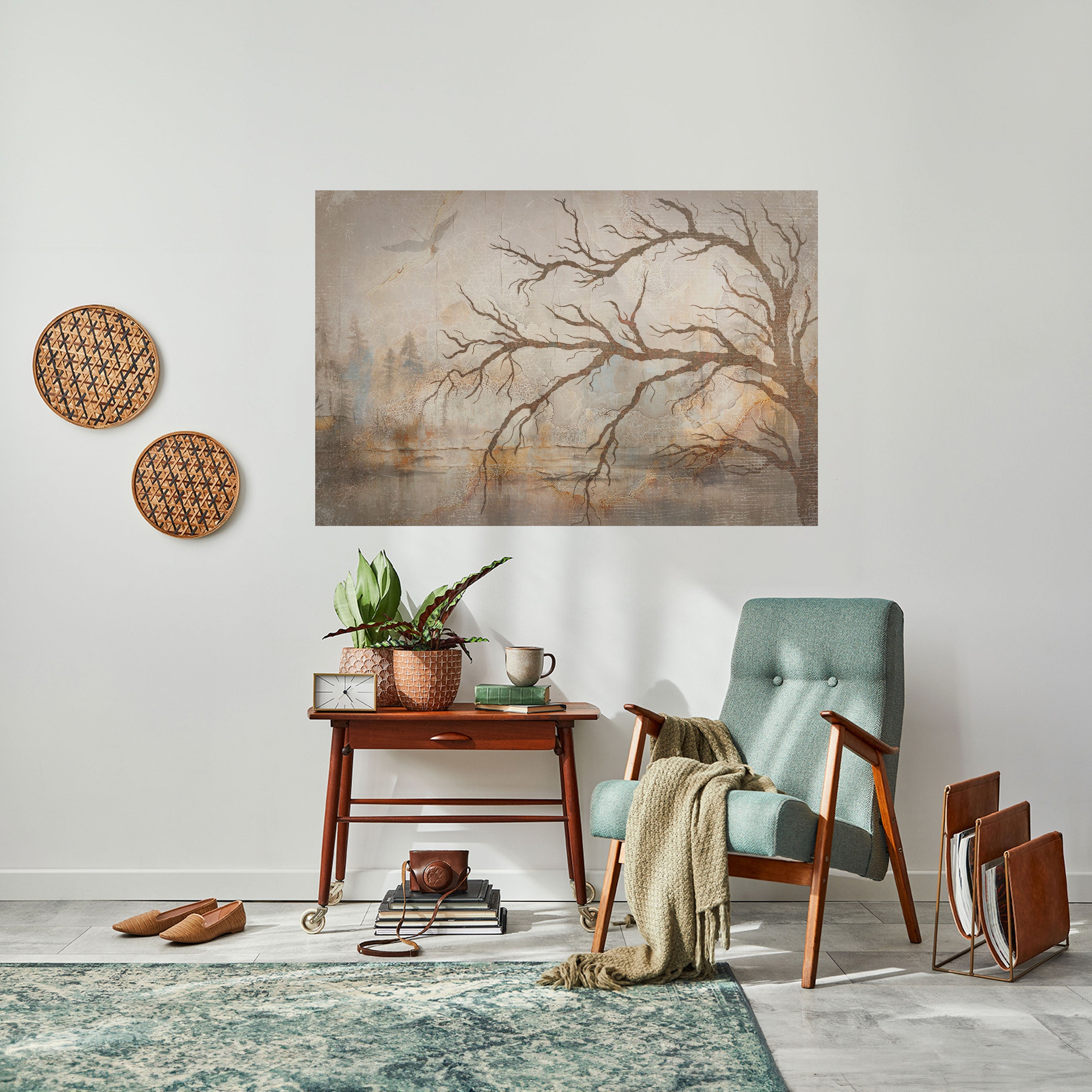 Affiche horizontale autocollante « FLIGHT OF FANTASY »