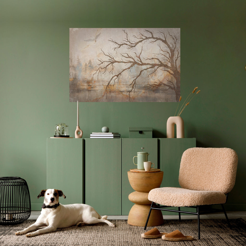 FLIGHT OF FANTASY Peel and Stick Horizontal Poster