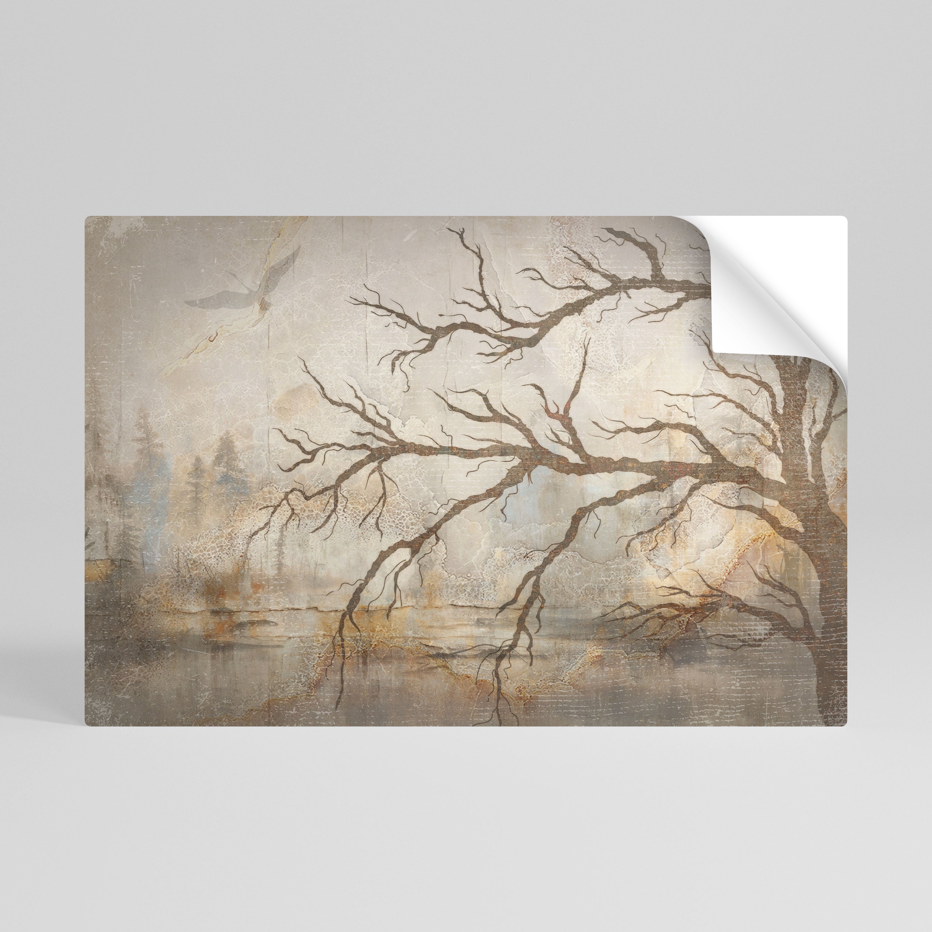 FLIGHT OF FANTASY Peel and Stick Horizontal Poster