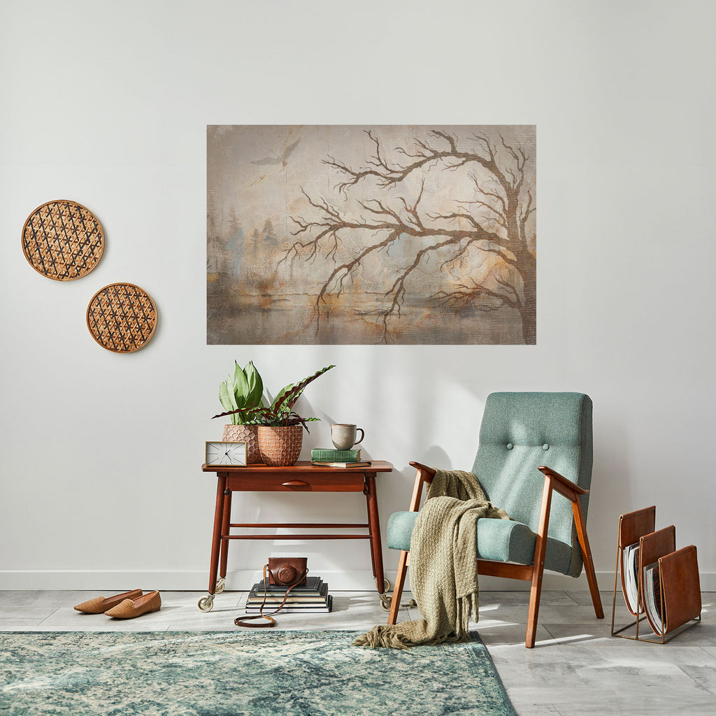 FLIGHT OF FANTASY Peel and Stick Horizontal Poster