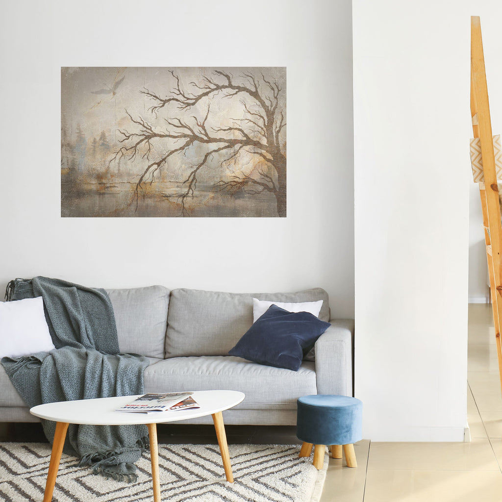 FLIGHT OF FANTASY Peel and Stick Horizontal Poster