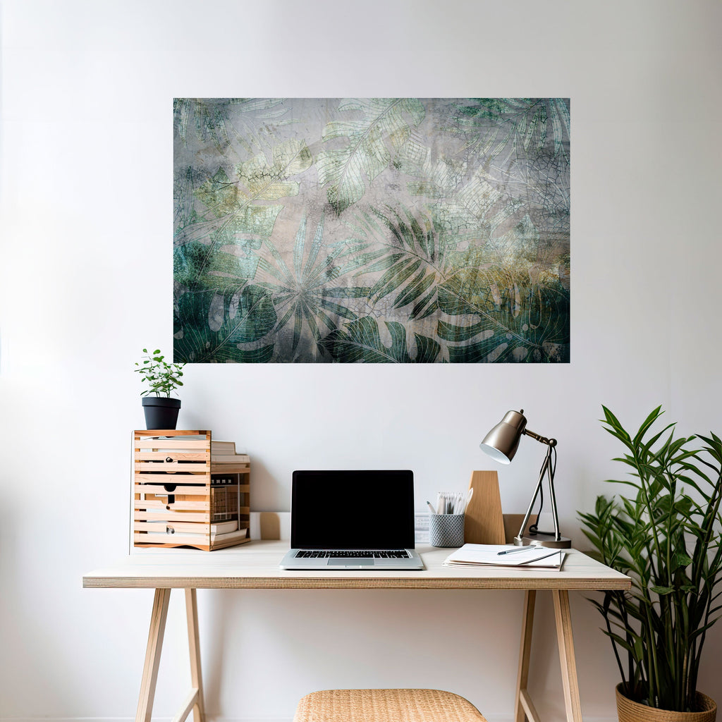 Affiche horizontale autocollante « HARMONIE DANS LA VERDURE »