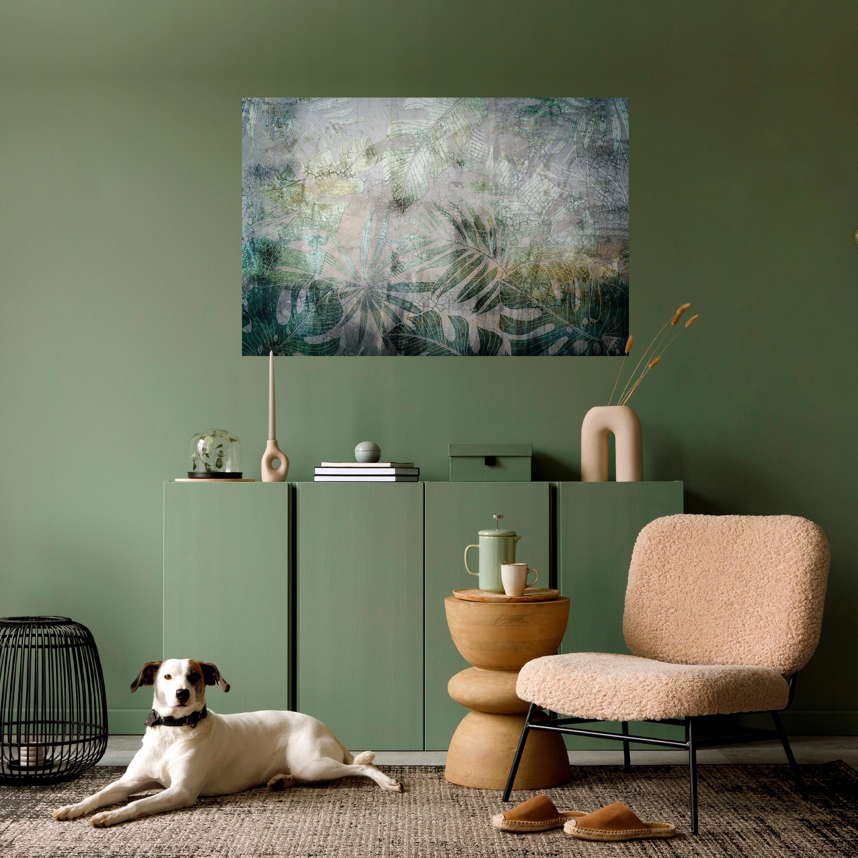 Affiche horizontale autocollante « HARMONIE DANS LA VERDURE »