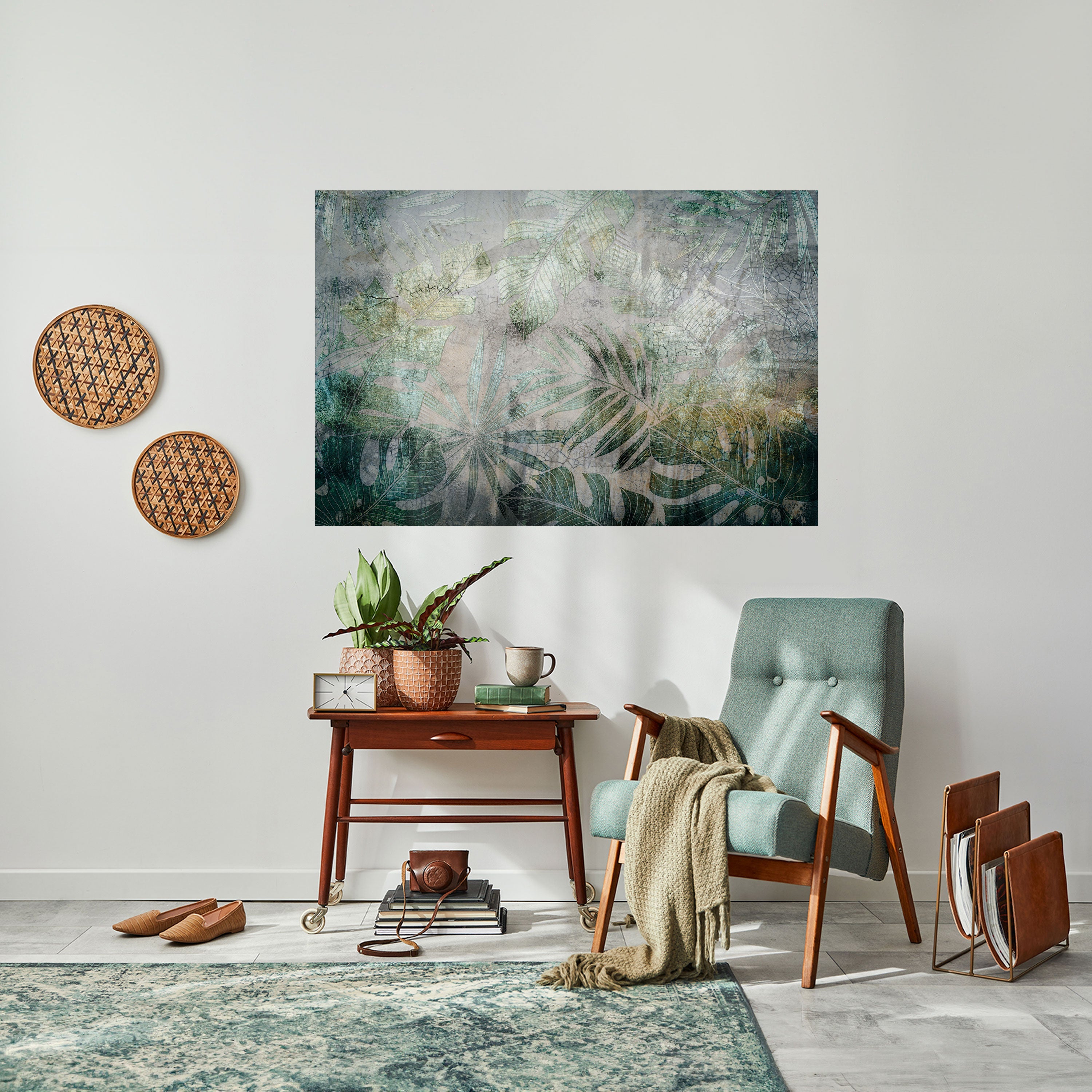 Affiche horizontale autocollante « HARMONIE DANS LA VERDURE »