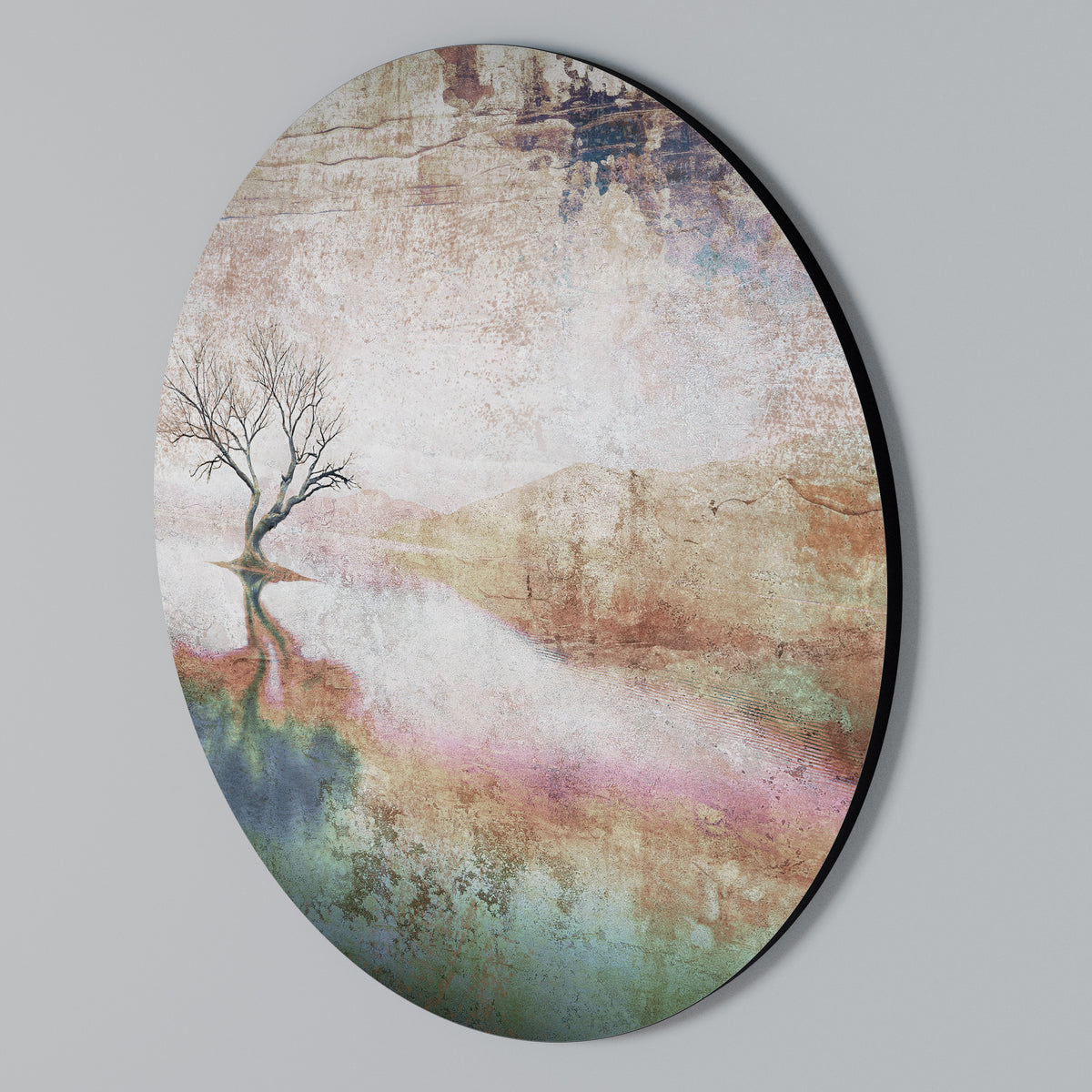 FADING MEMORIES Round Wall Art