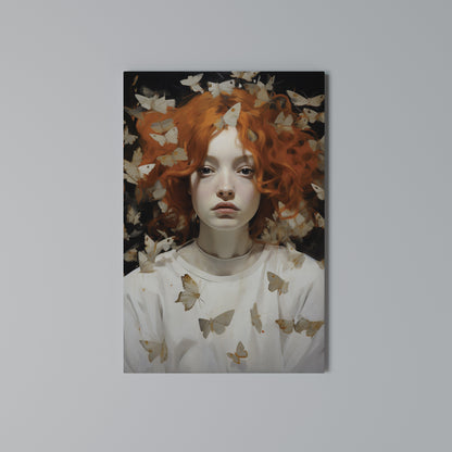 BUTTERFLY DREAMS Vertical Canvas Print