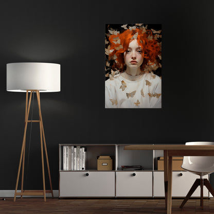 BUTTERFLY DREAMS Vertical Canvas Print