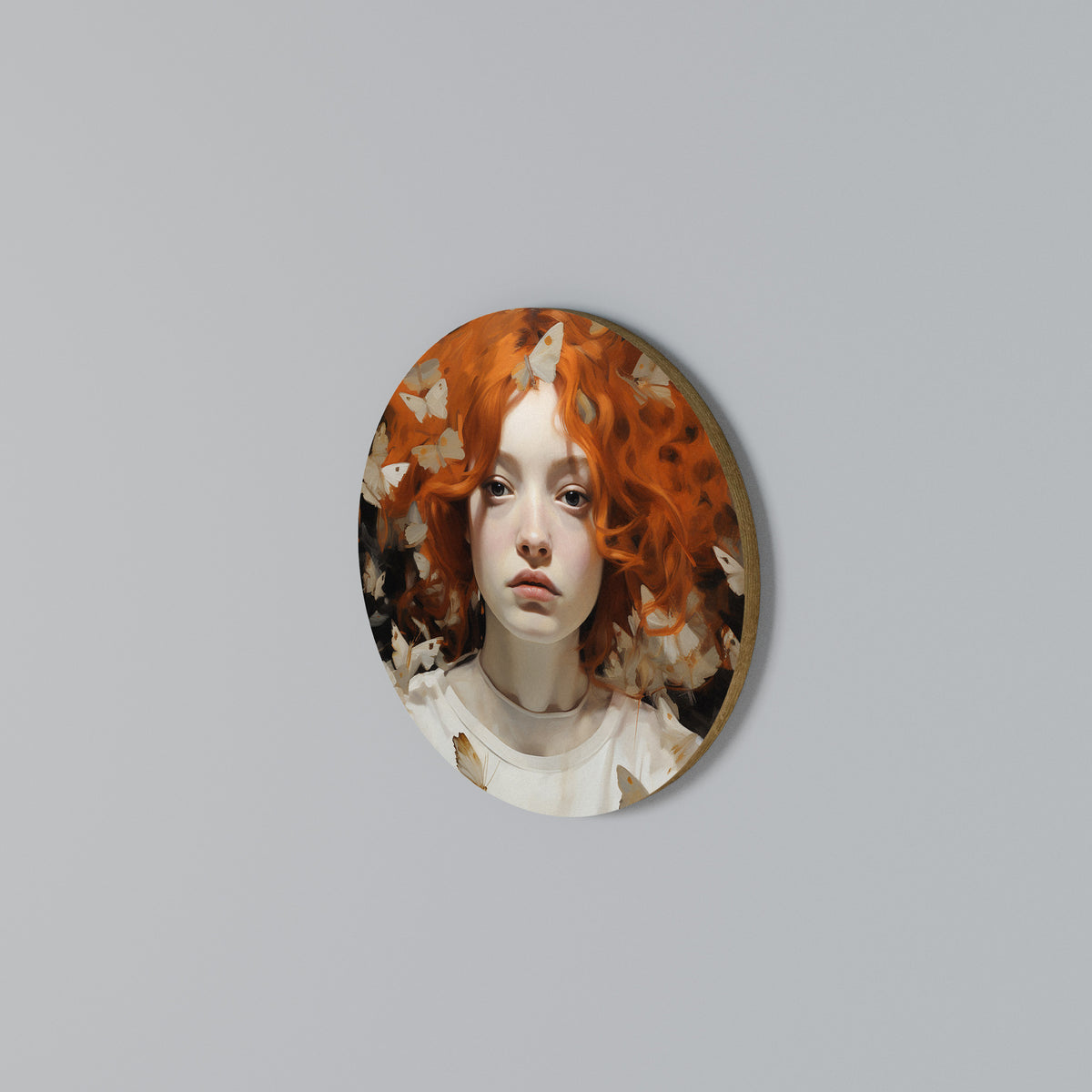 BUTTERFLY DREAMS Round Wall Art