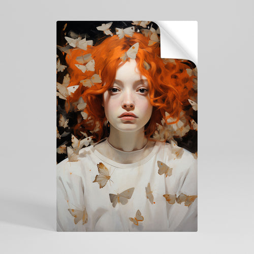 BUTTERFLY DREAMS Peel and Stick Vertical Poster