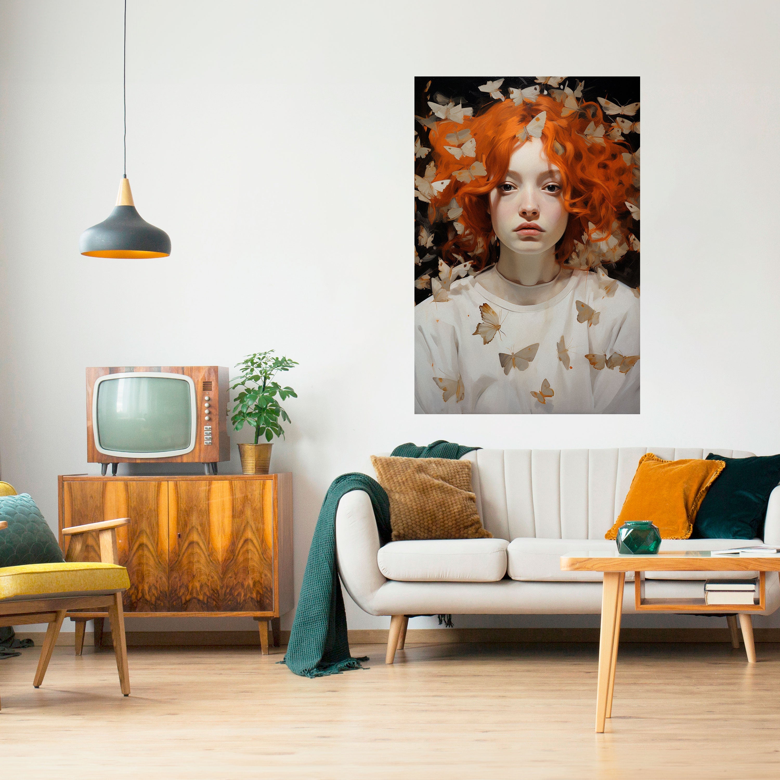 Affiche verticale autocollante BUTTERFLY DREAMS