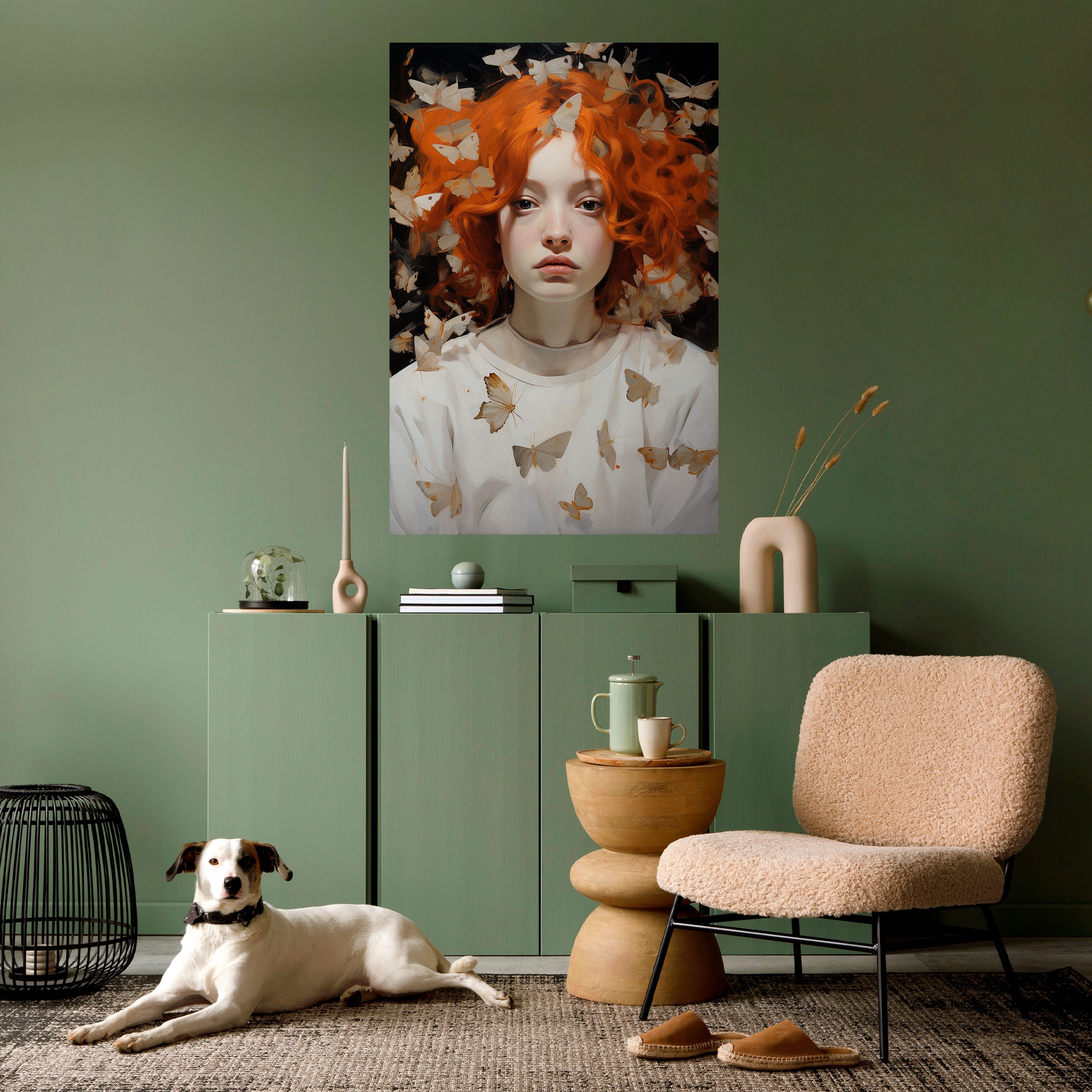 Affiche verticale autocollante BUTTERFLY DREAMS