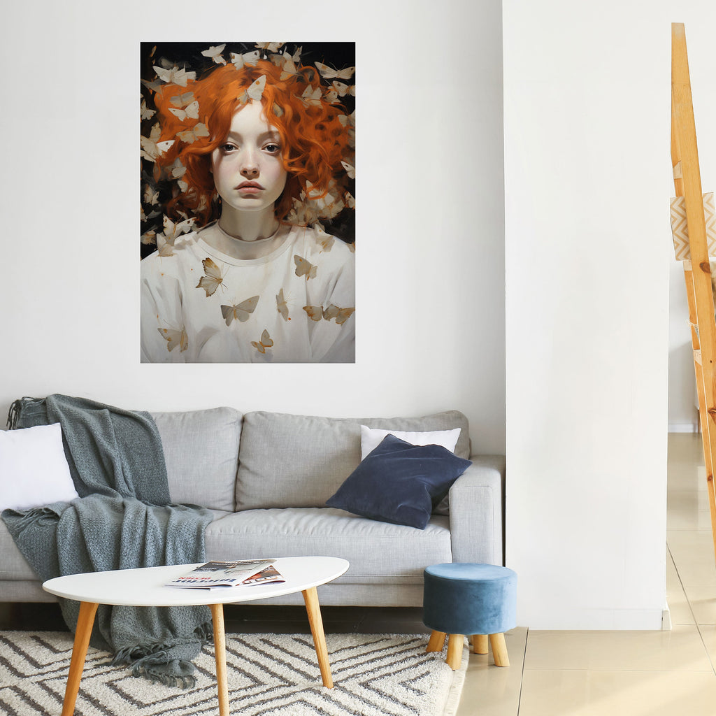 Affiche verticale autocollante BUTTERFLY DREAMS