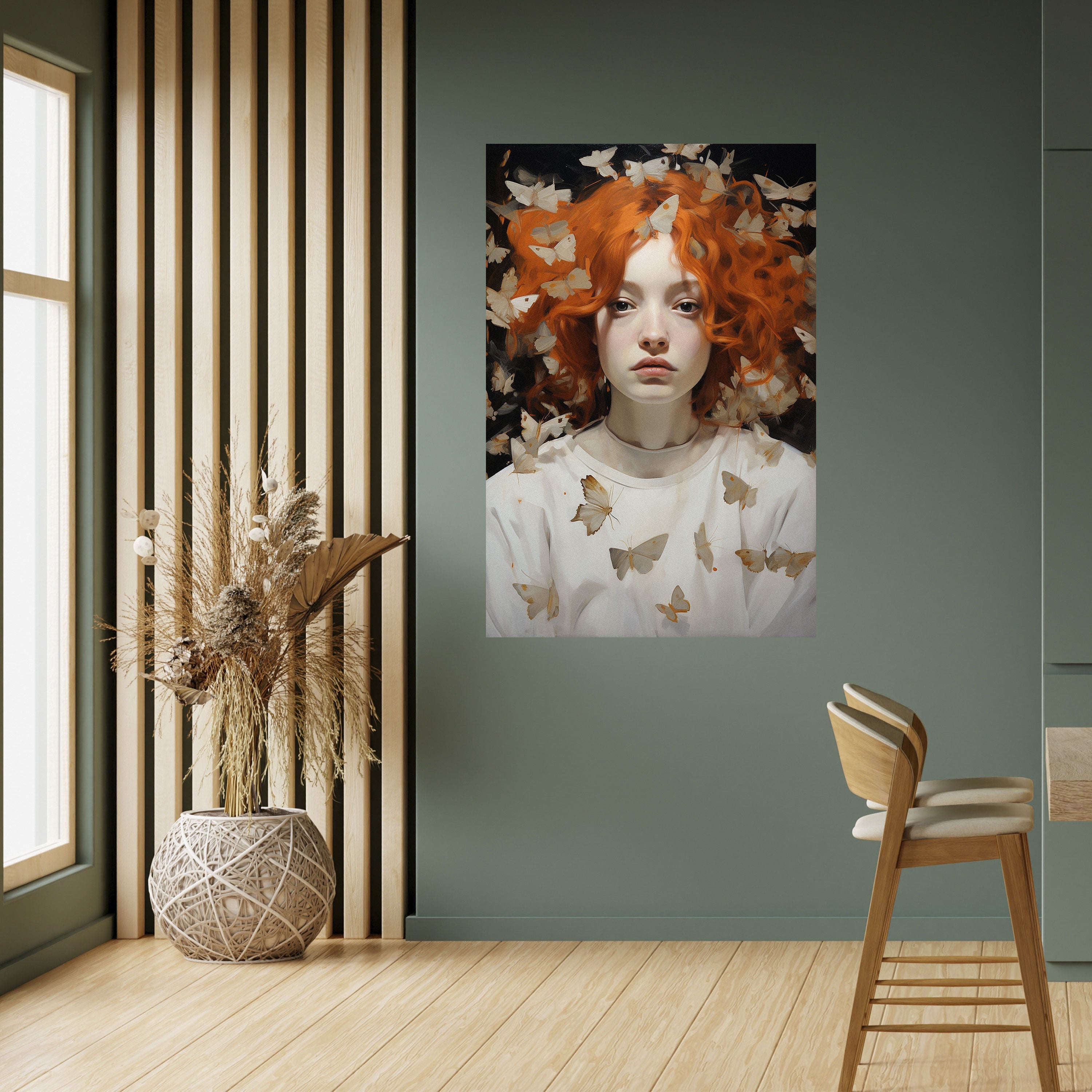 Affiche verticale autocollante BUTTERFLY DREAMS