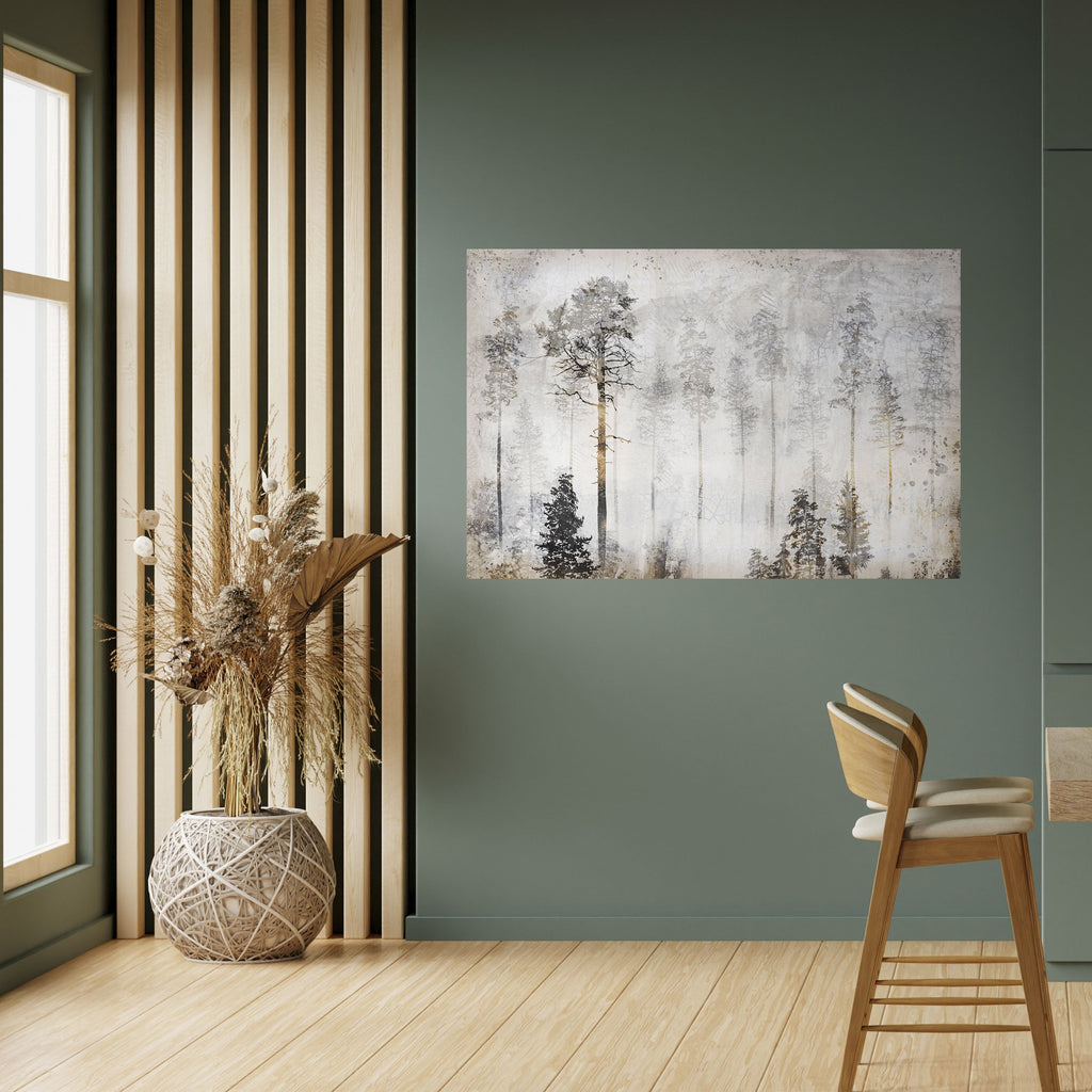 Affiche horizontale autocollante « FADE IN THE TREES »