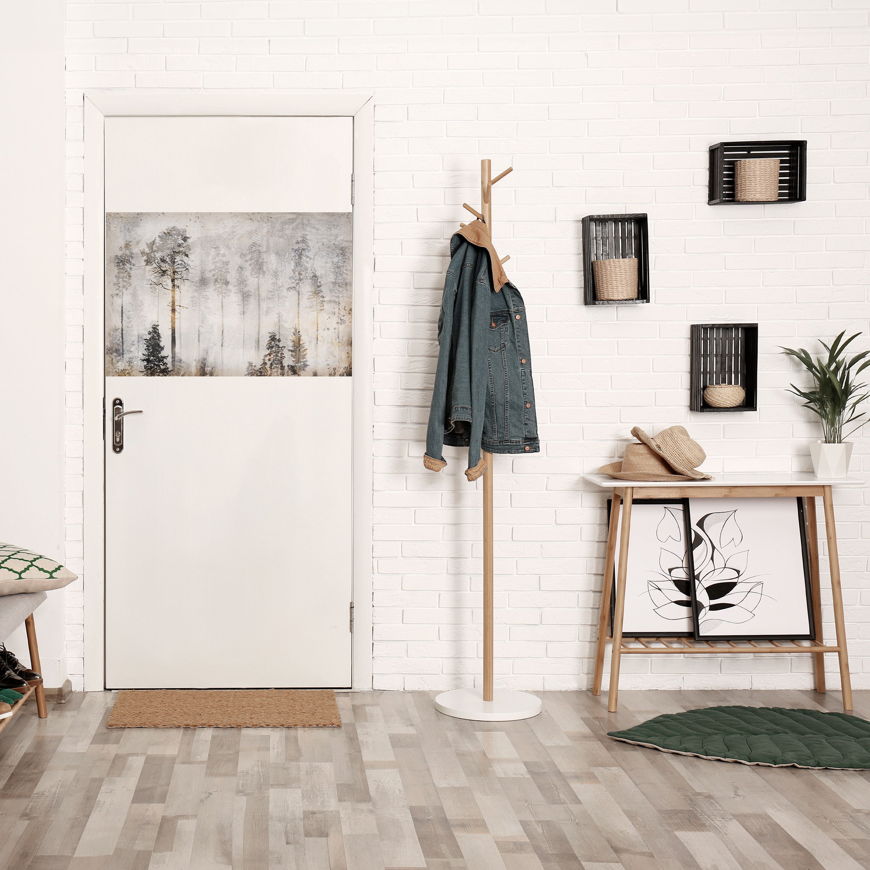 Affiche horizontale autocollante « FADE IN THE TREES »