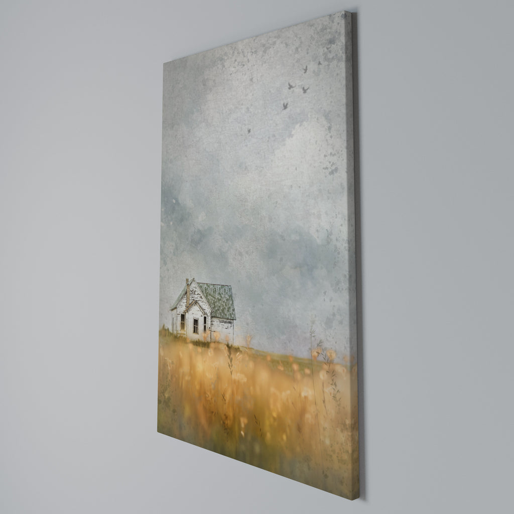 FIELDS OF FADING LIGHT Vertical Canvas Print