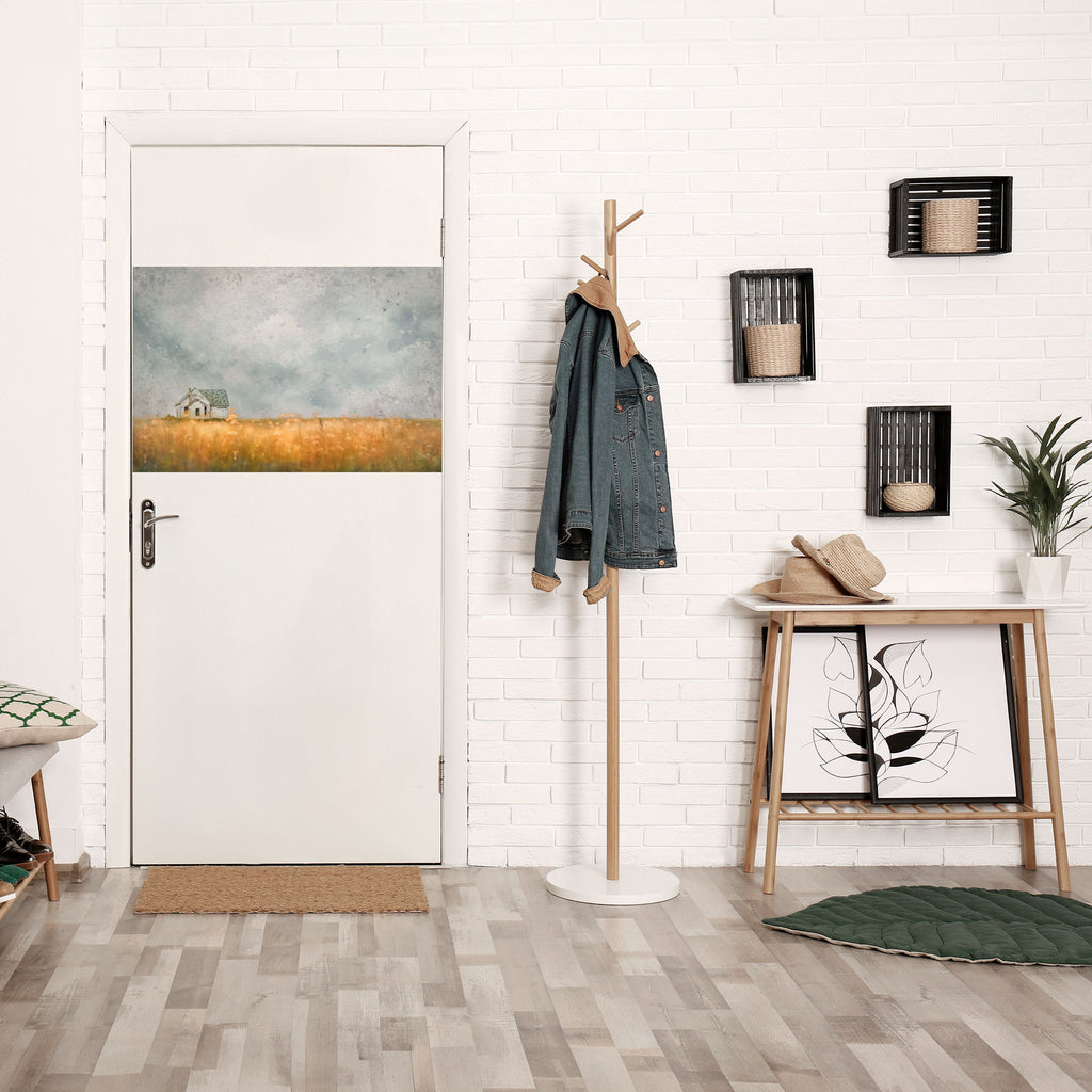 Affiche horizontale autocollante « Champs de lumière déclinante »