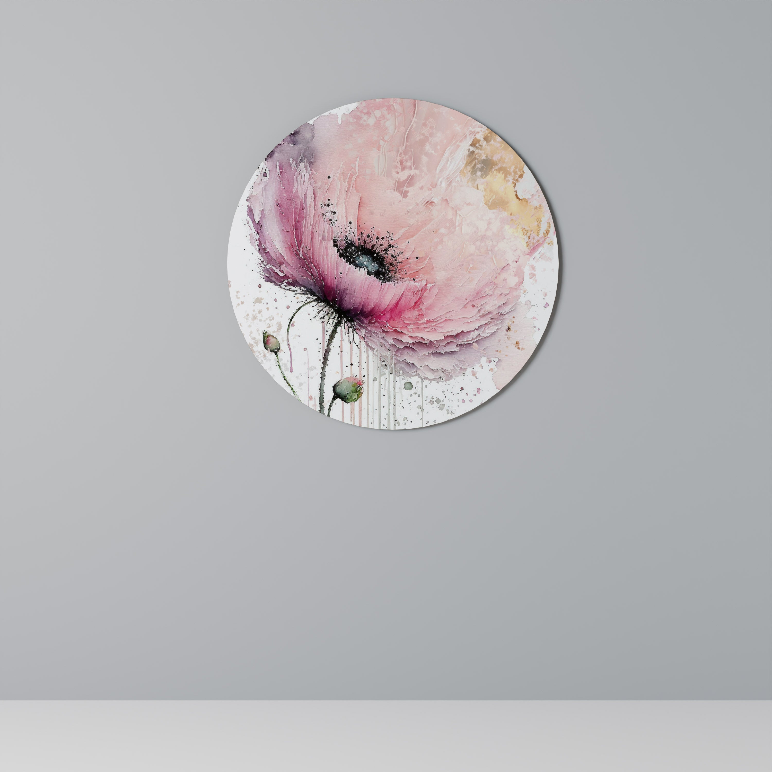 Art mural rond VIVID TRANQUILITY