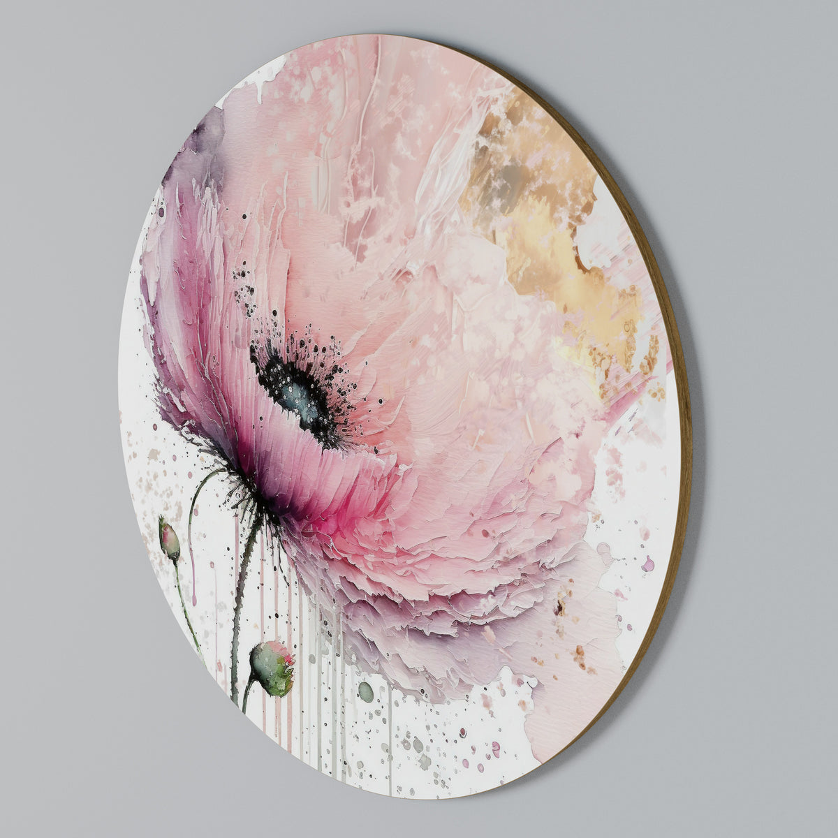 VIVID TRANQUILITY Round Wall Art