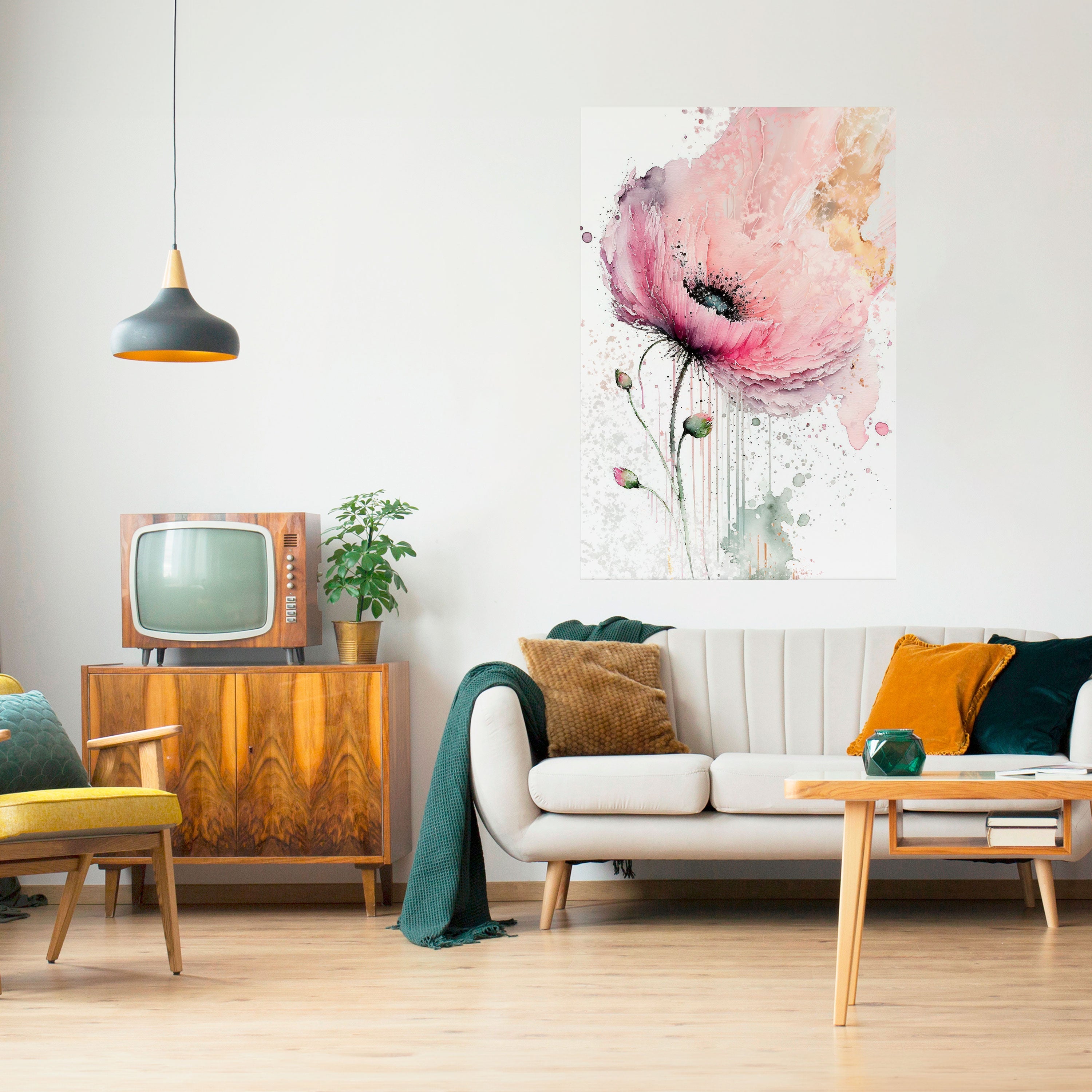 Affiche verticale autocollante VIVID TRANQUILITY