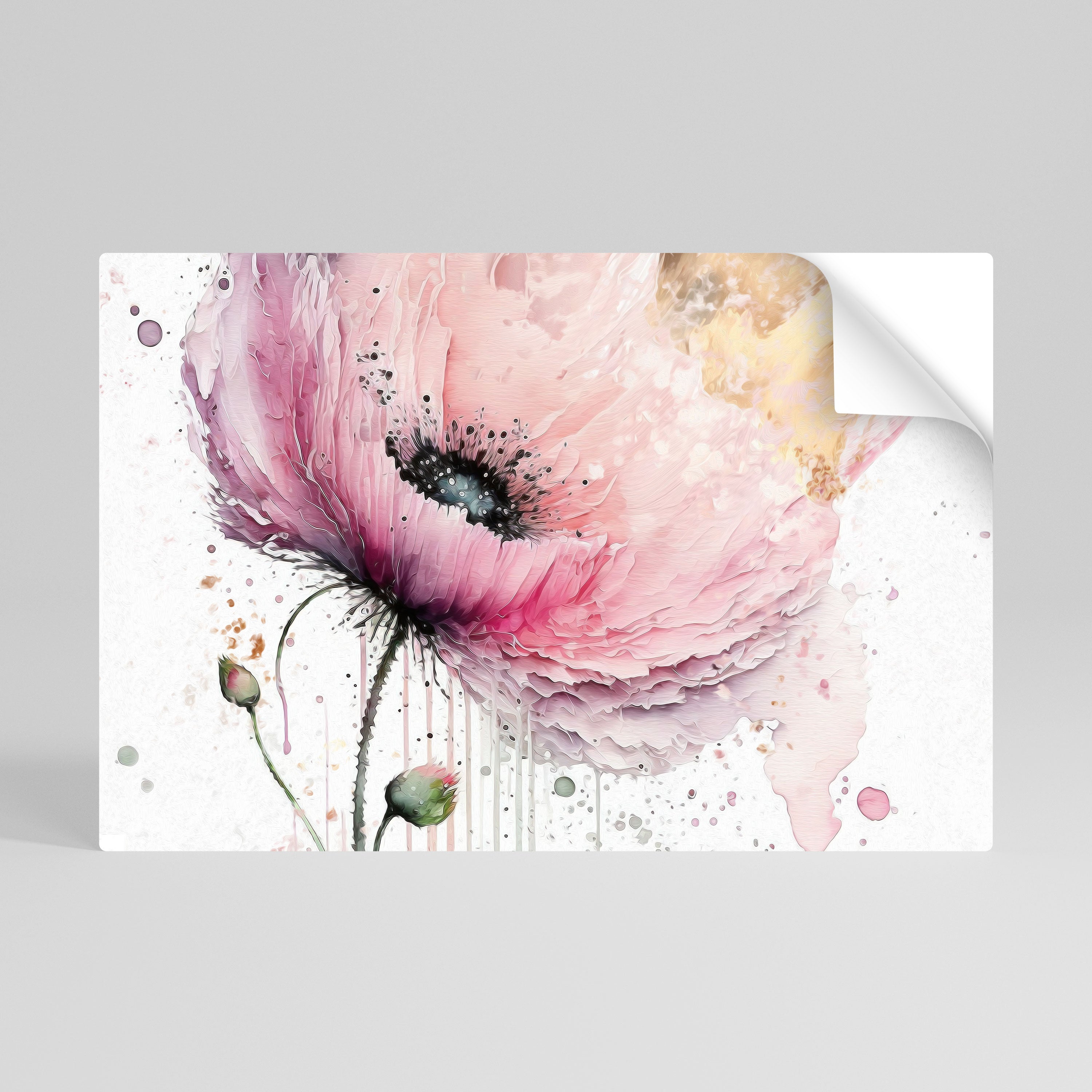 VIVID TRANQUILITY Peel and Stick Horizontal Poster