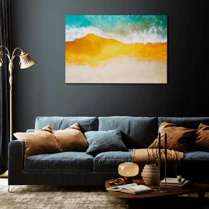 TRILOGY OF TIDES Horizontal Canvas Print