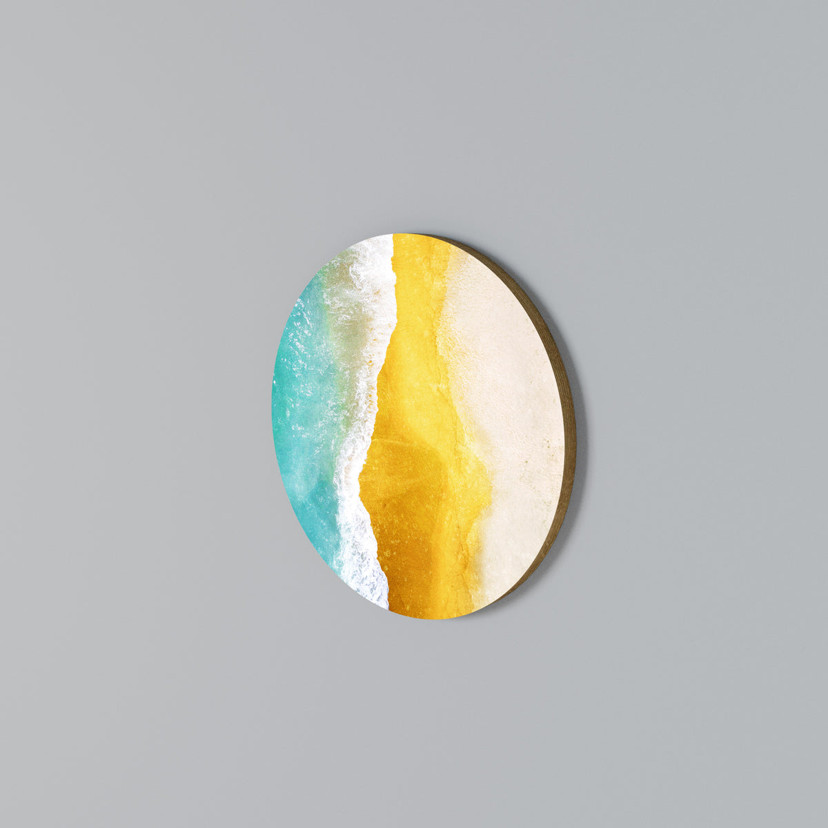 TRILOGY OF TIDES Round Wall Art