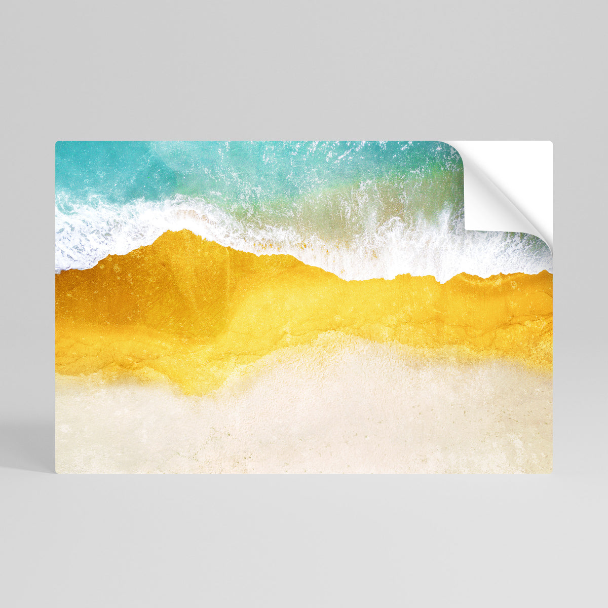 TRILOGY OF TIDES Peel and Stick Horizontal Poster