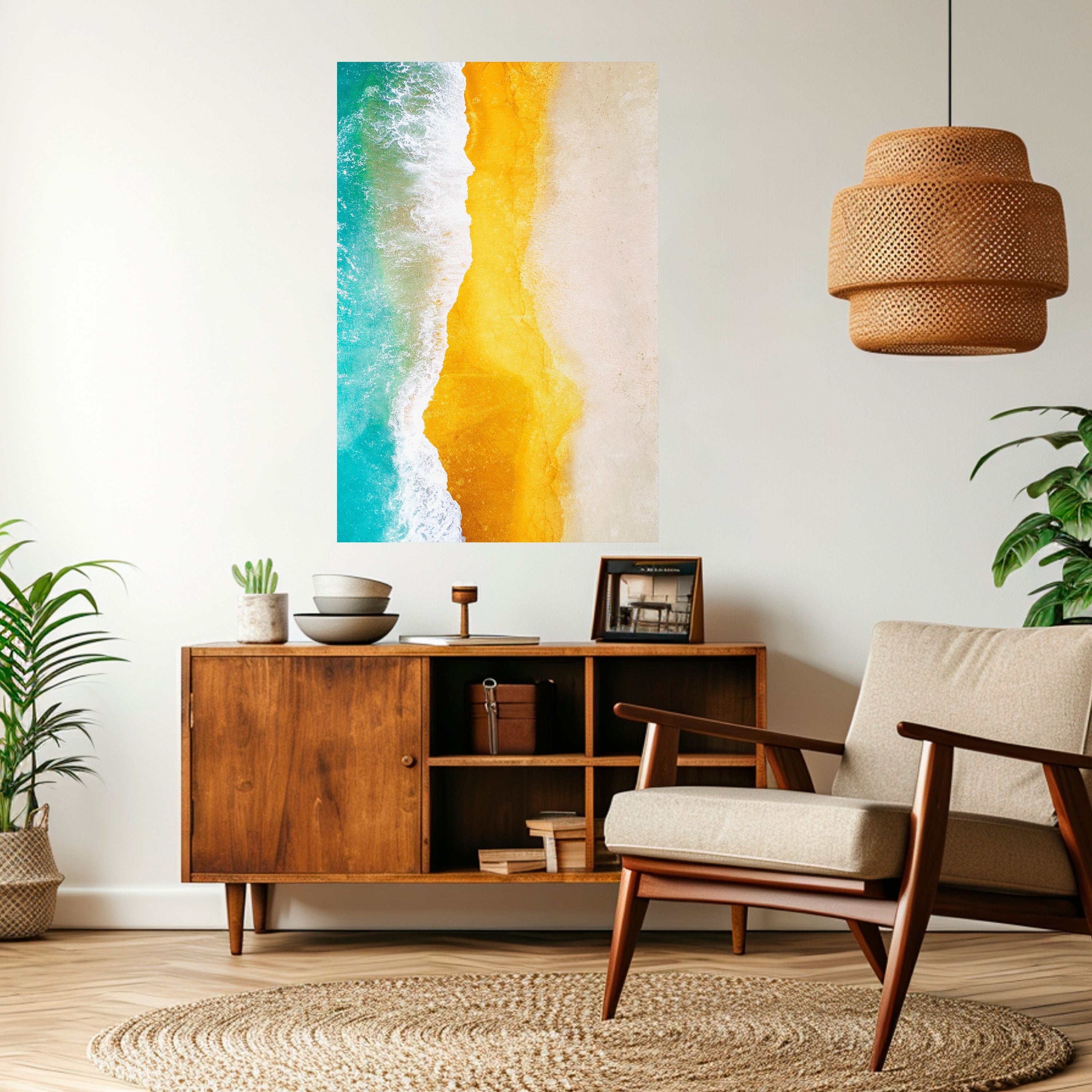 Affiche verticale autocollante TRILOGIE DES MARÉES