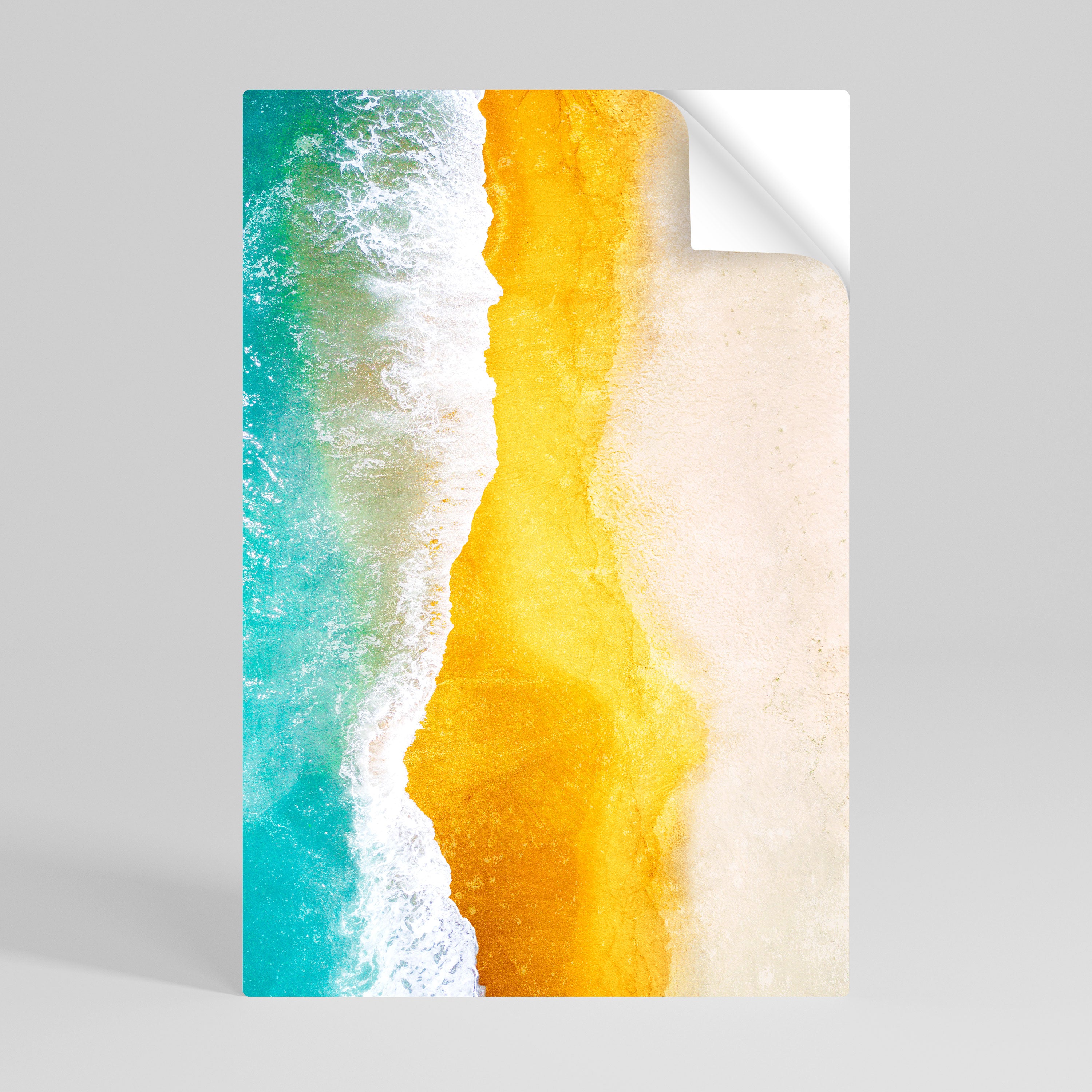 TRILOGY OF TIDES Peel and Stick Vertical Poster