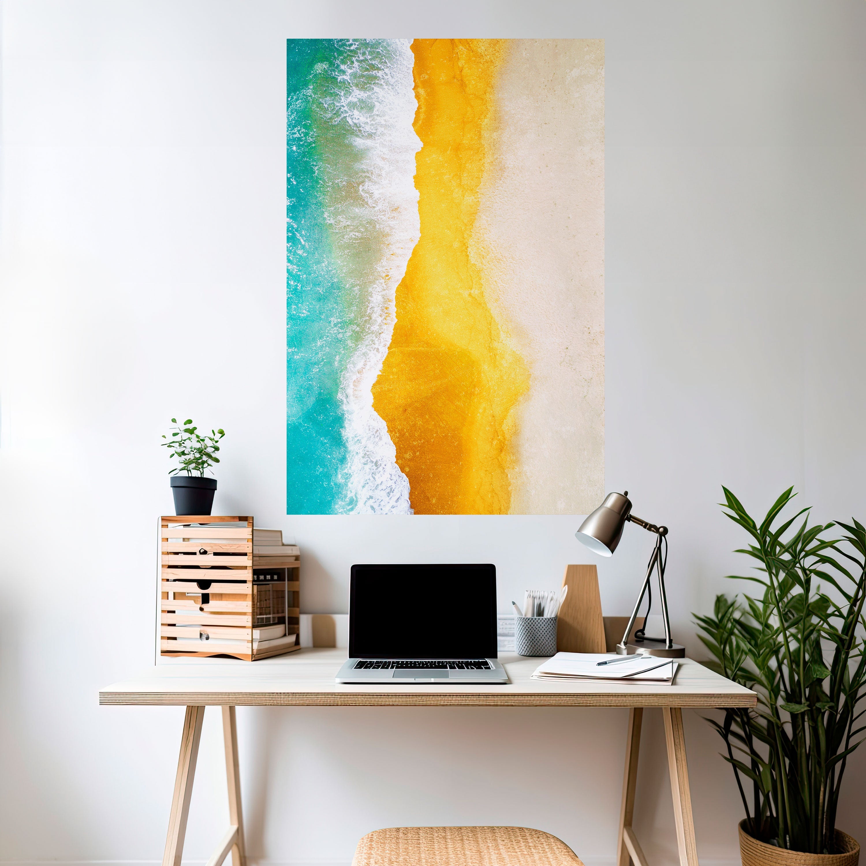 Affiche verticale autocollante TRILOGIE DES MARÉES