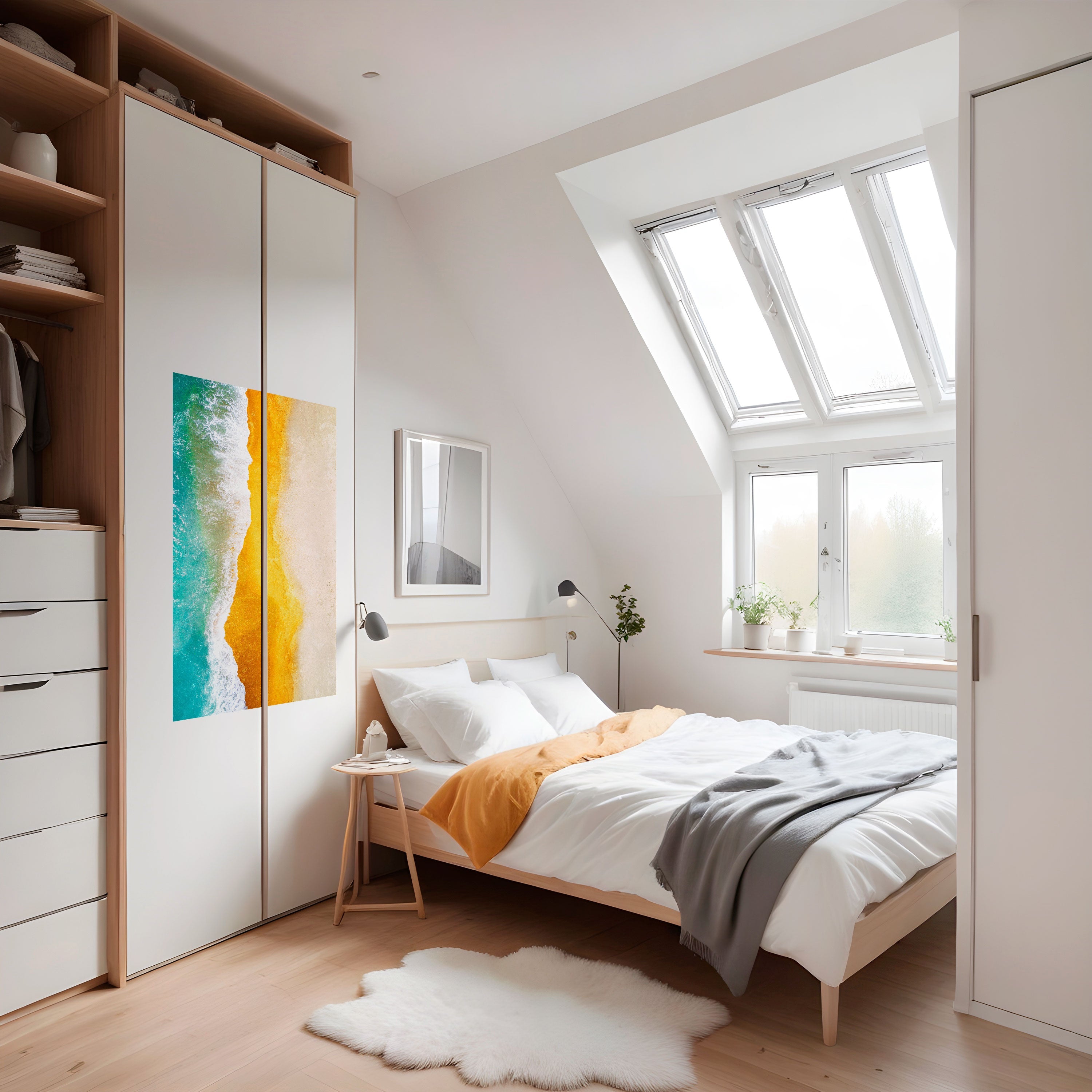 Affiche verticale autocollante TRILOGIE DES MARÉES