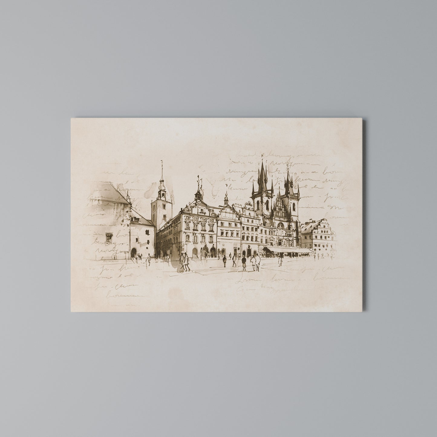 WHISPERS OF ARCHITECTURE Horizontal Canvas Print