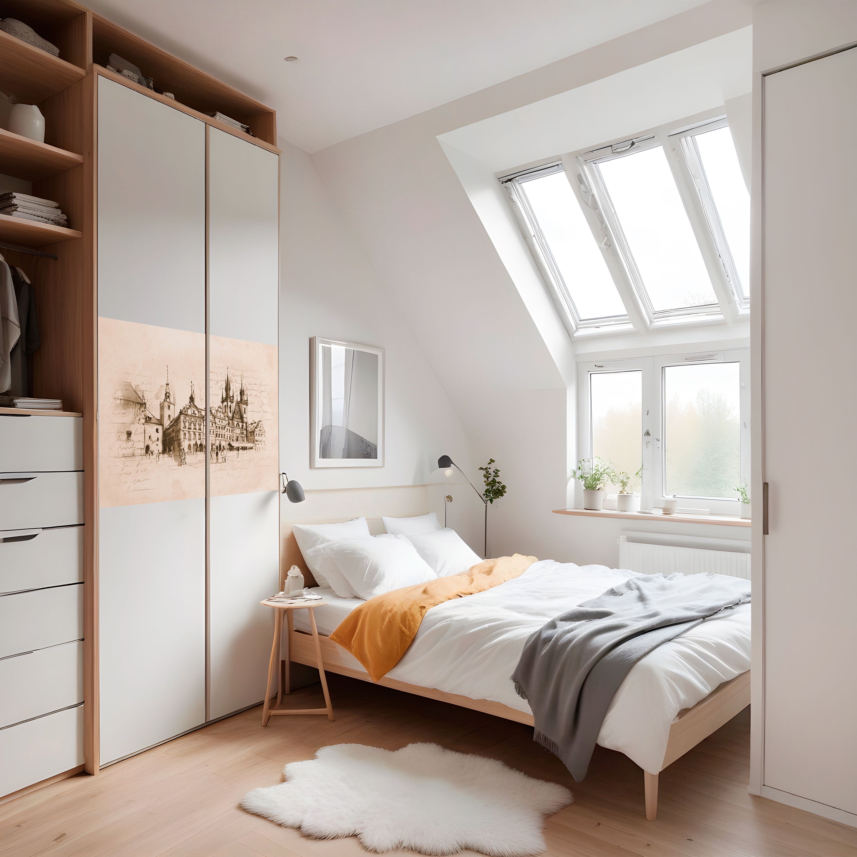 Affiche horizontale autocollante « Whispers of Architecture »