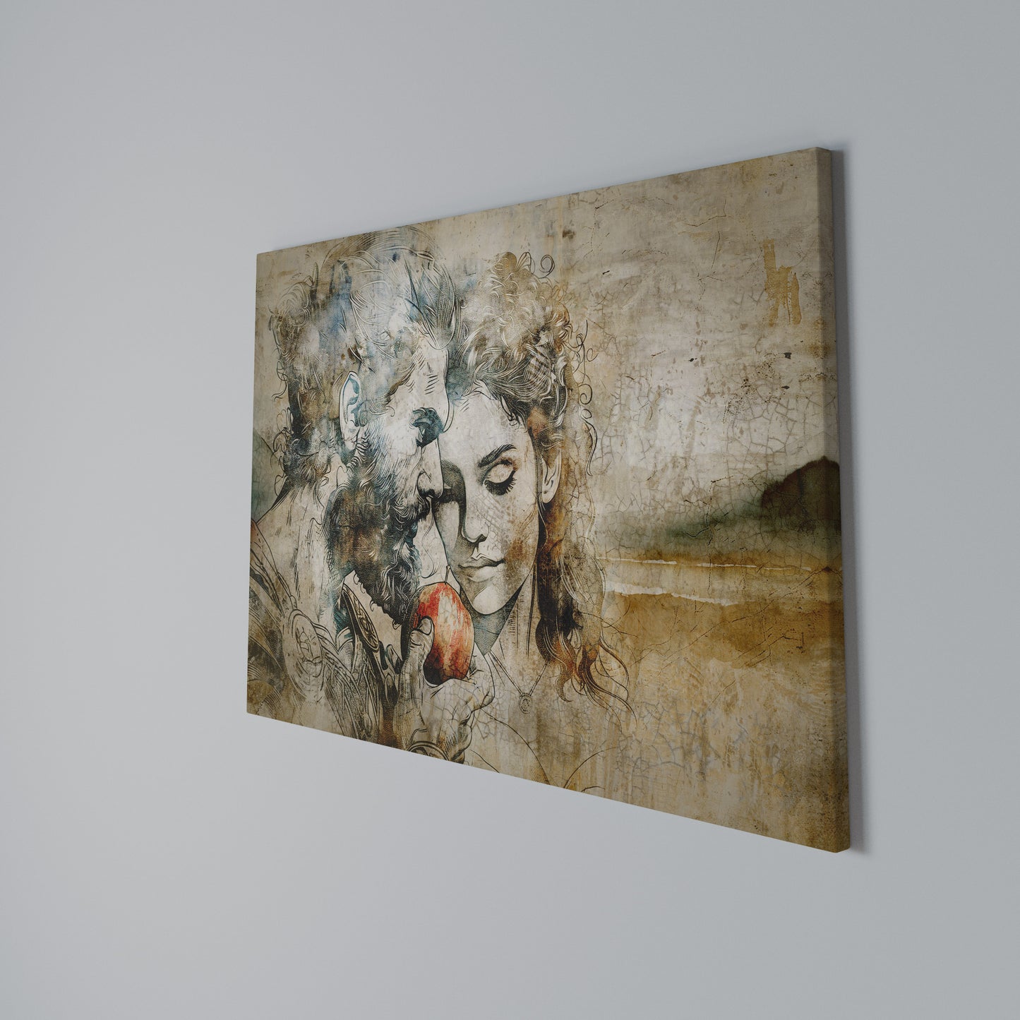 WHISPERS OF TEMPTATION Horizontal Canvas Print