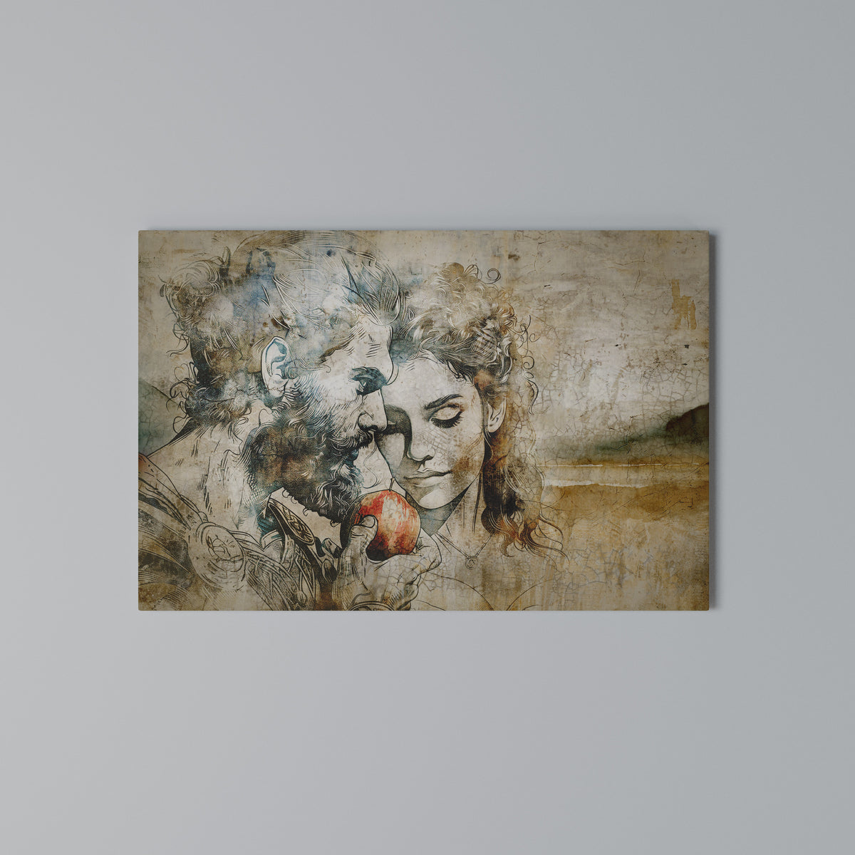 WHISPERS OF TEMPTATION Horizontal Canvas Print