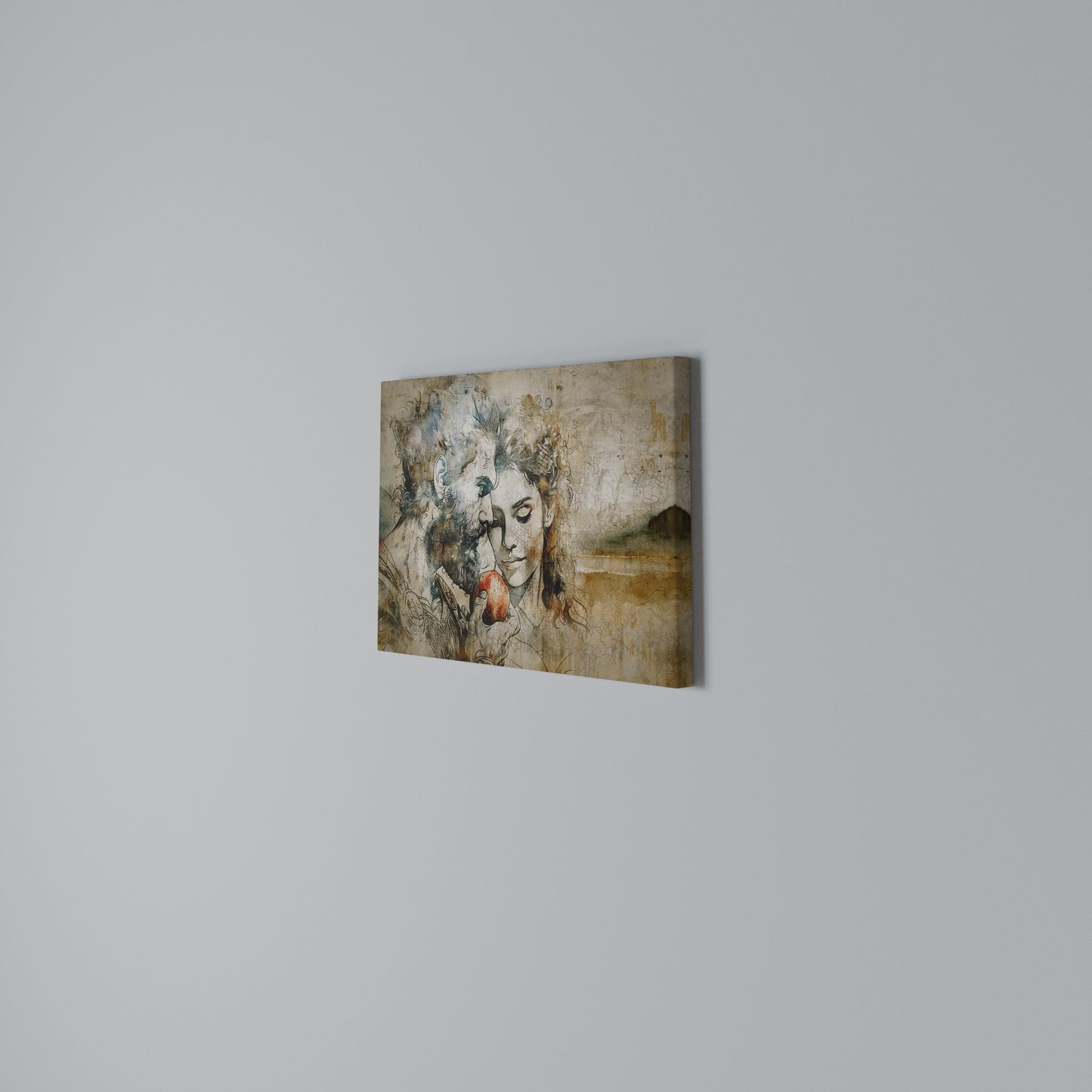 WHISPERS OF TEMPTATION Horizontal Canvas Print