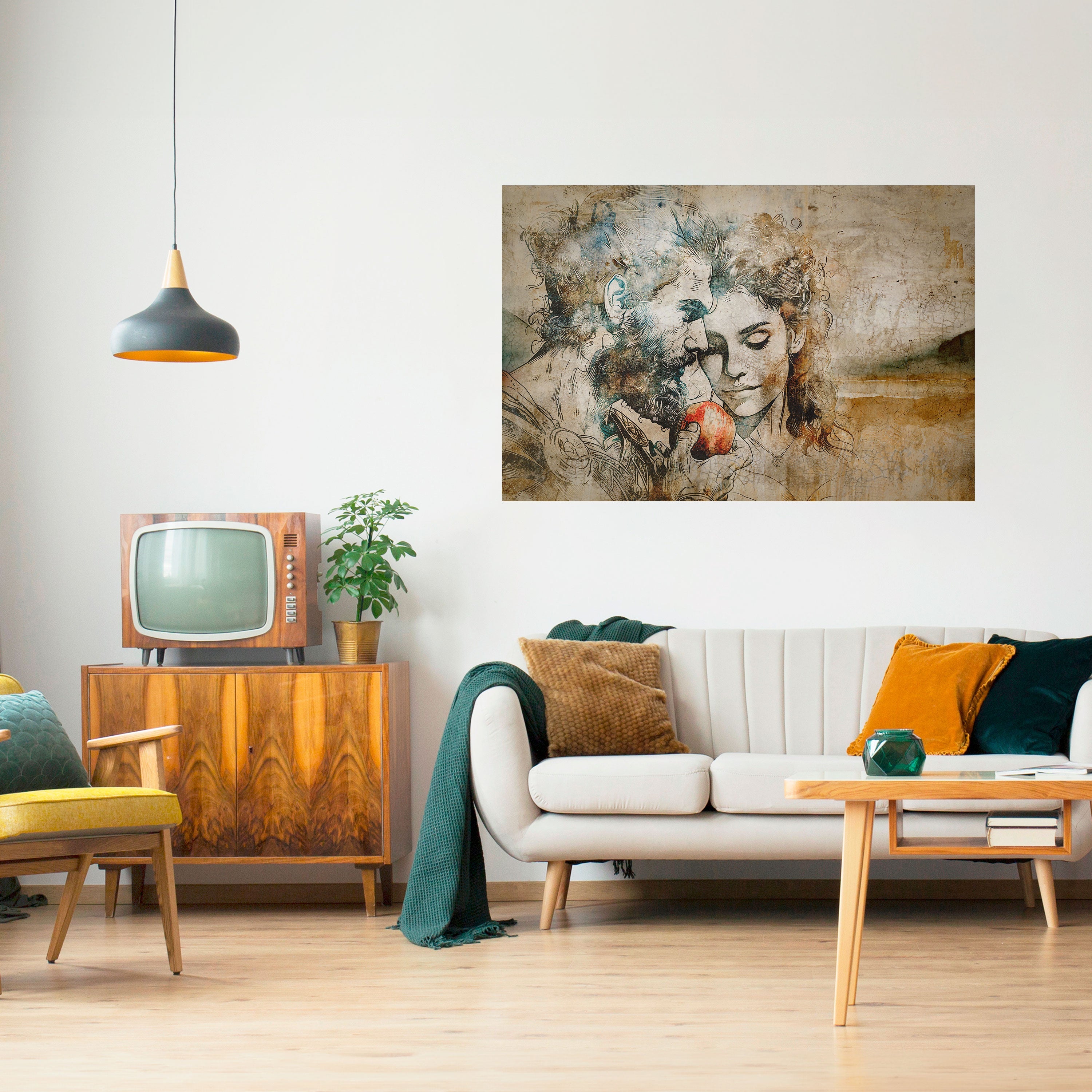 Affiche horizontale autocollante WHISPERS OF TENTATION