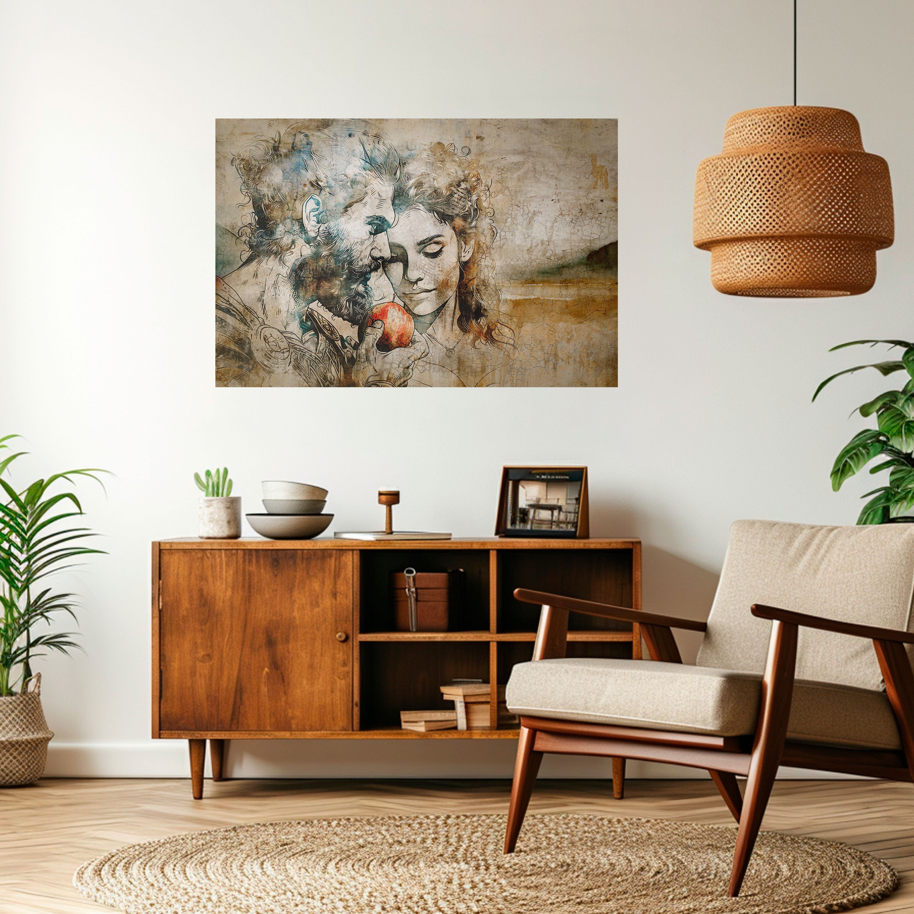 Affiche horizontale autocollante WHISPERS OF TENTATION