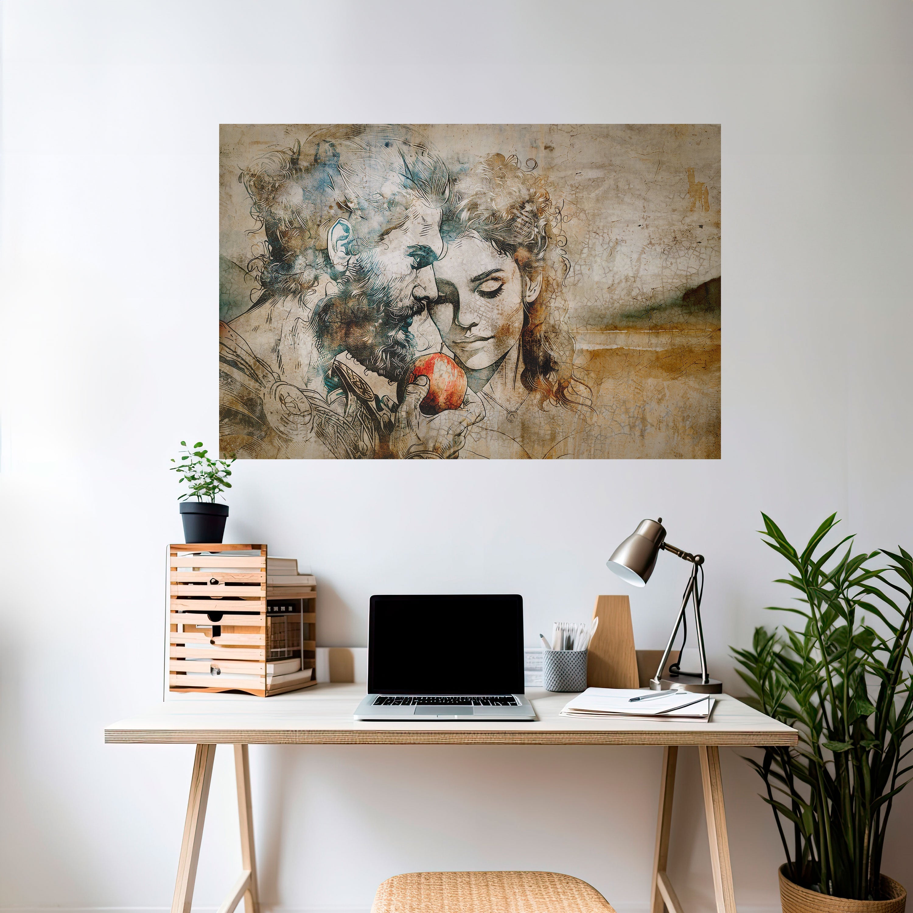 Affiche horizontale autocollante WHISPERS OF TENTATION