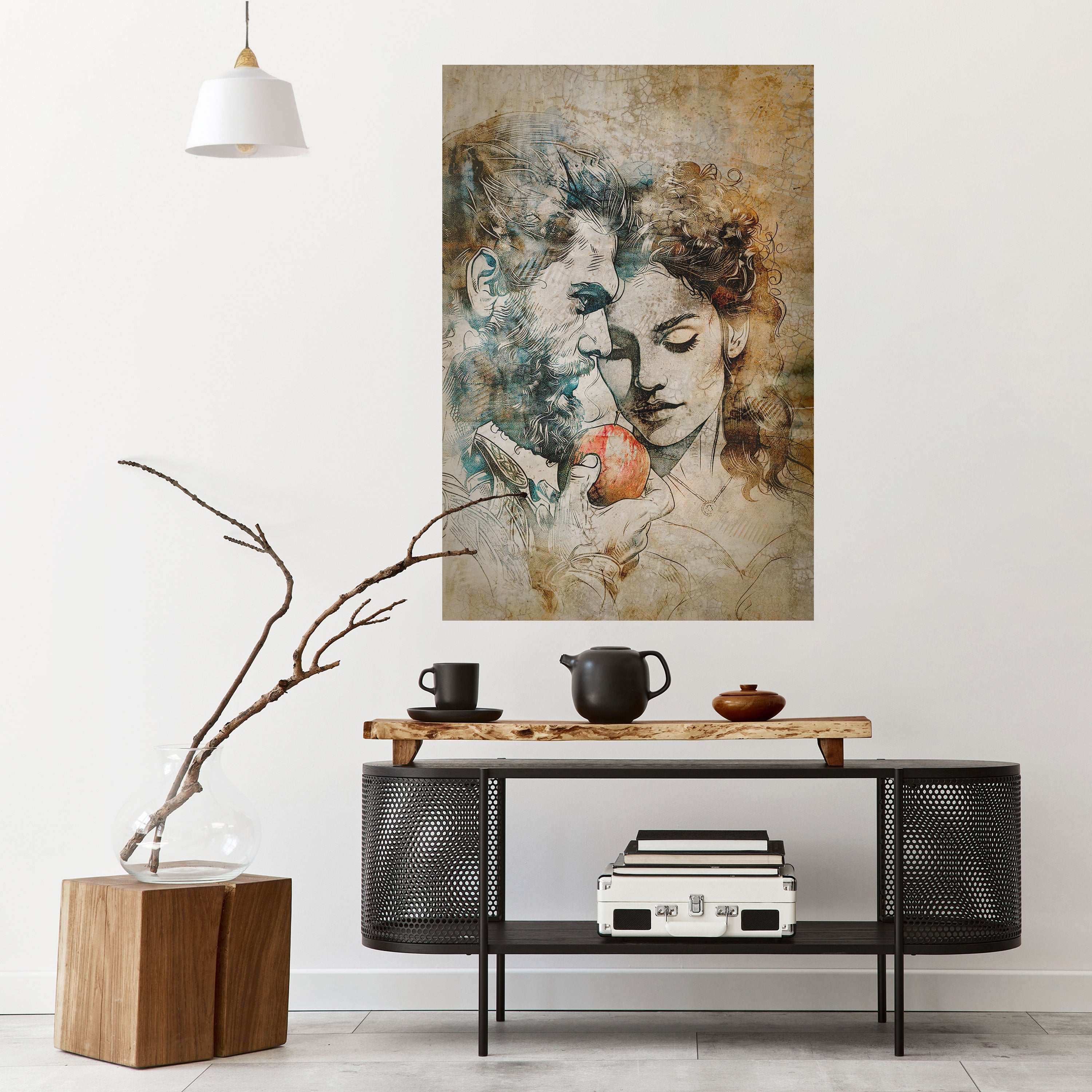 Affiche verticale autocollante WHISPERS OF TENTATION