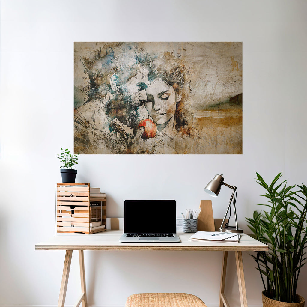 Affiche horizontale autocollante WHISPERS OF TENTATION