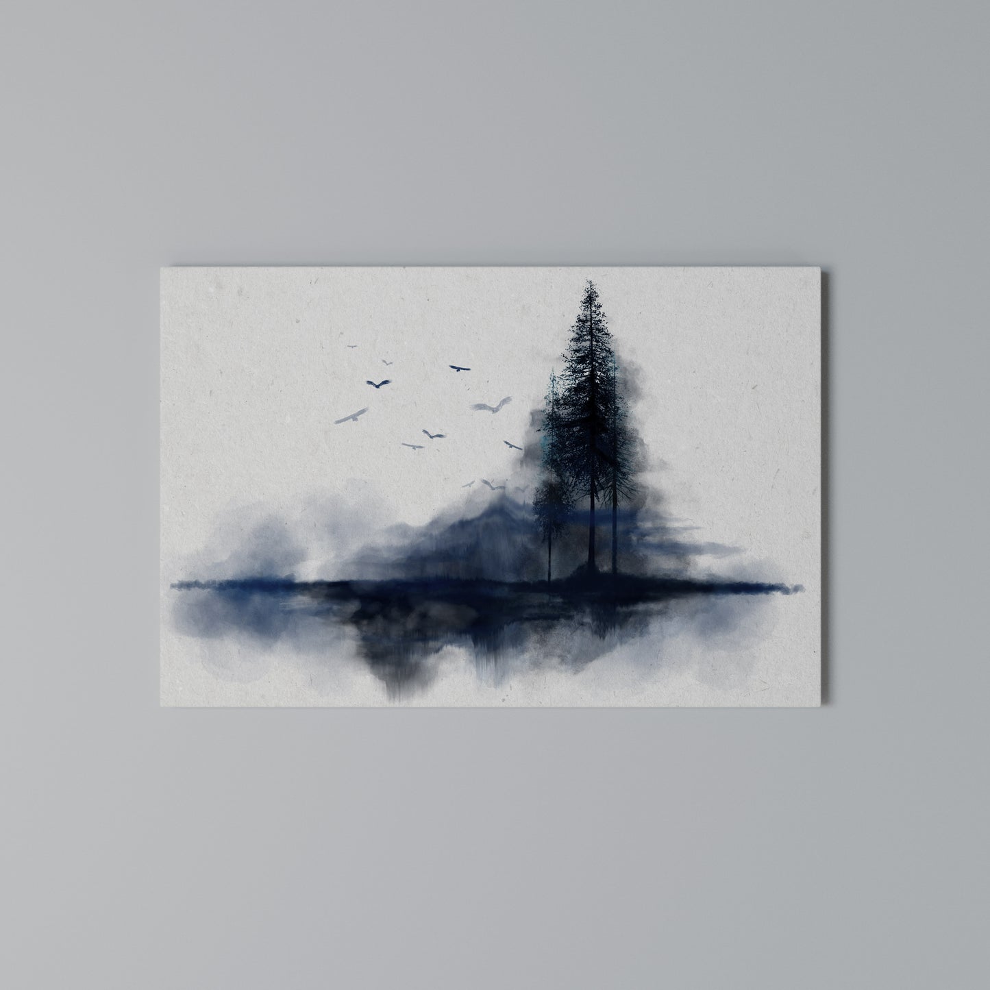 MISTY RECOLLECTION Horizontal Canvas Print