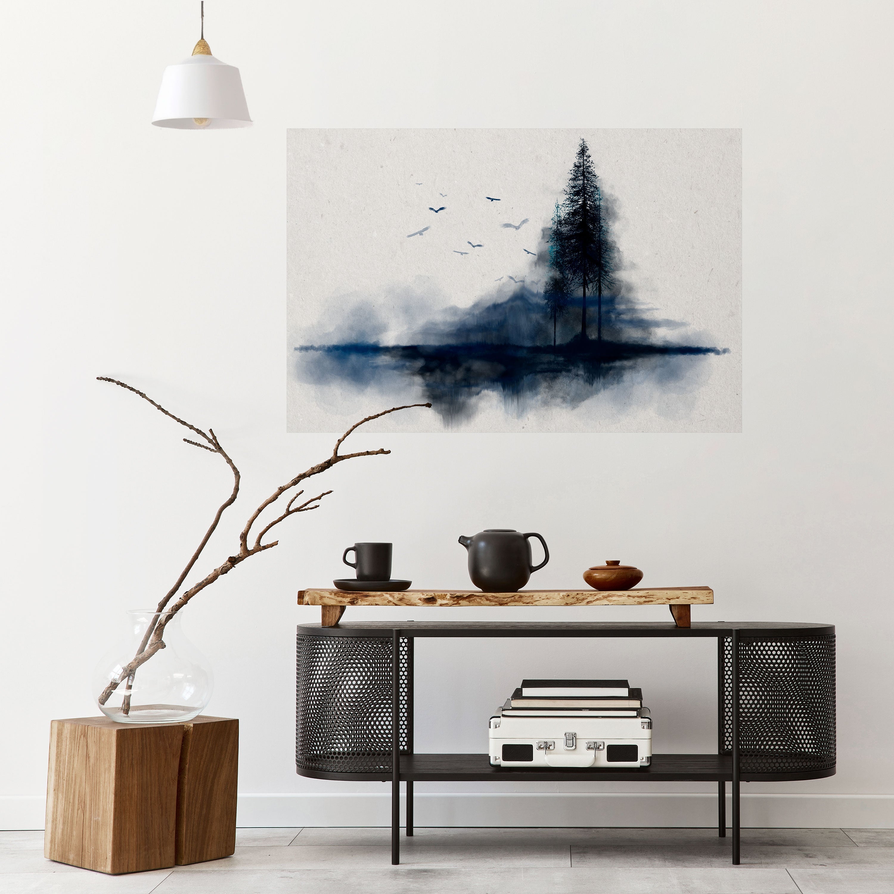 Affiche horizontale autocollante « MISTY RECOLLECTION »