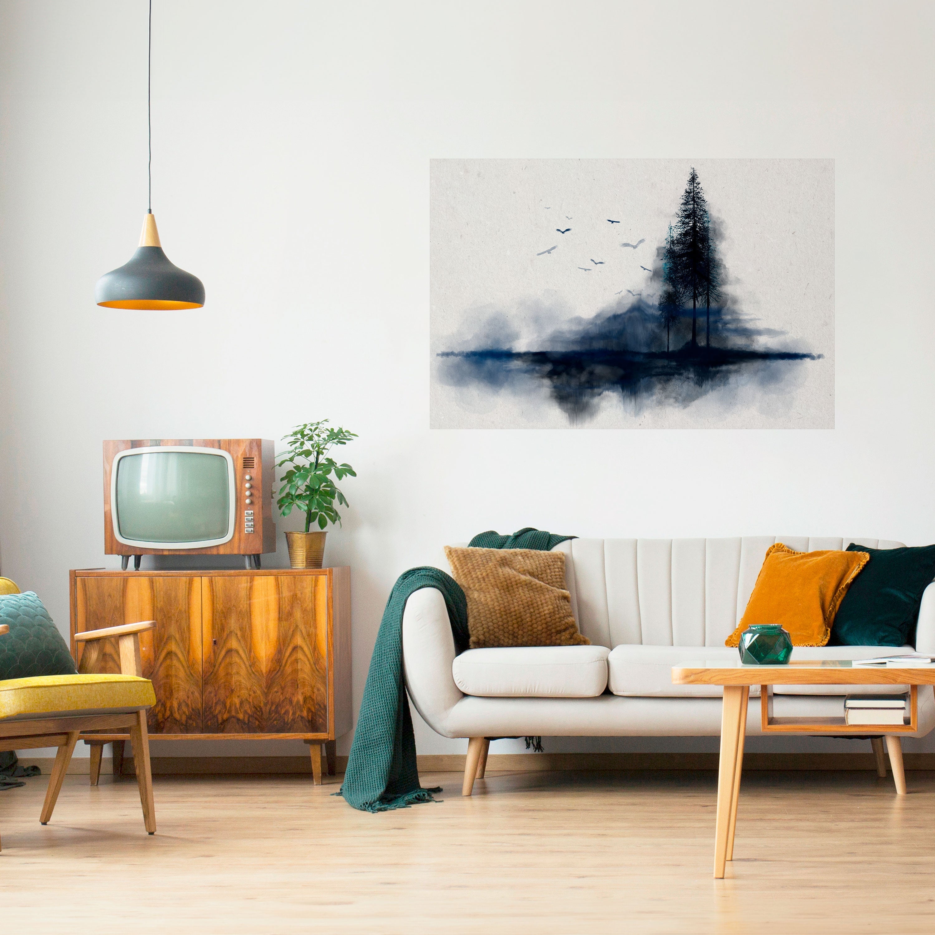 Affiche horizontale autocollante « MISTY RECOLLECTION »