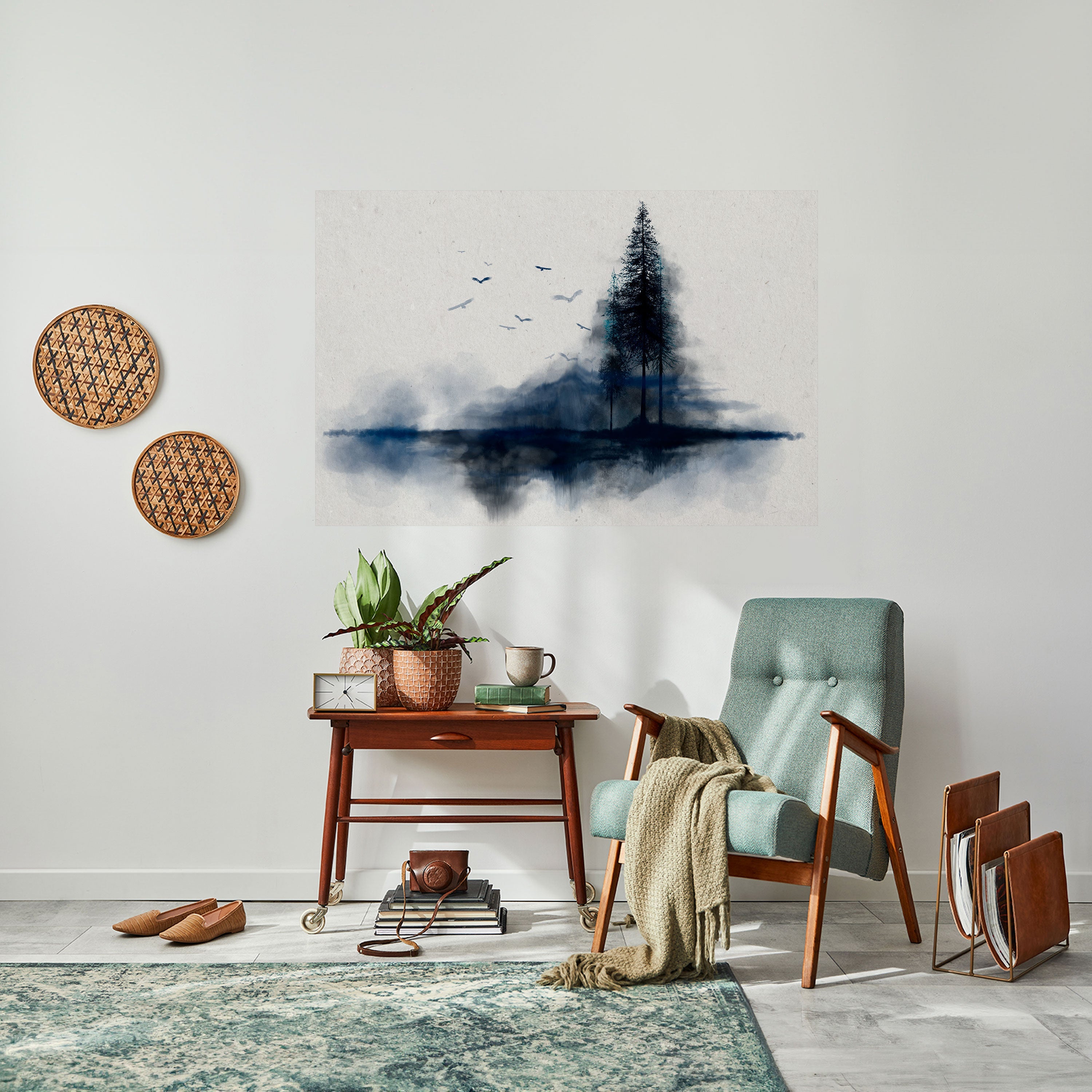 Affiche horizontale autocollante « MISTY RECOLLECTION »